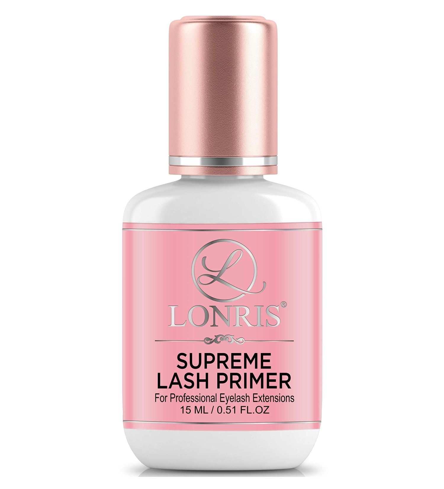 Lonris Eyelash Extension Primer - 15ml Cleanser for Better Retention & Adhesive Bonding Power - Pre-treatment for Semi-Permanent Extensions - Buy Online on GoSupps.com