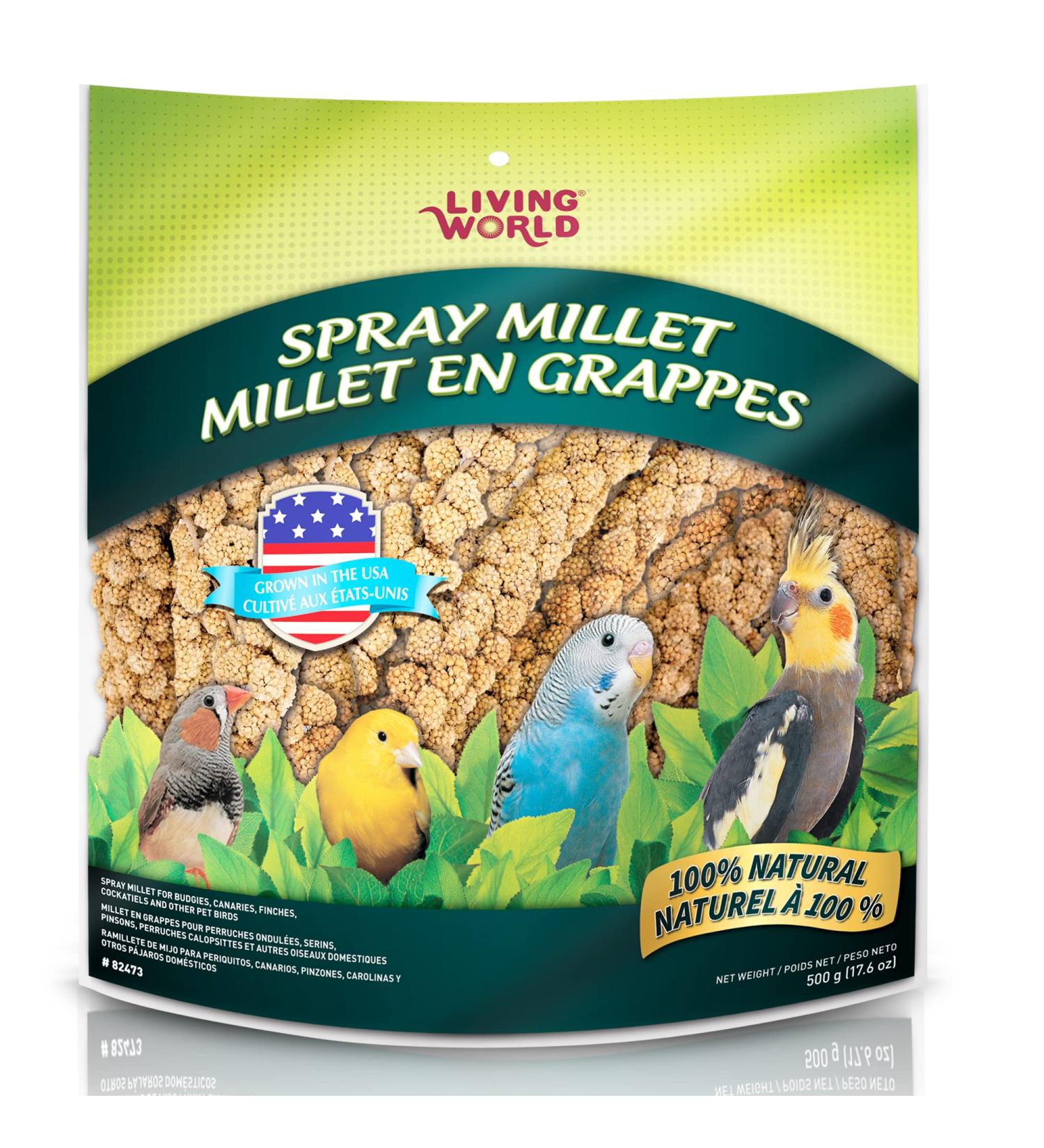 Living World Spray Millet 17.6 Oz - Nutritious Treat for Birds - Buy Online on GoSupps.com