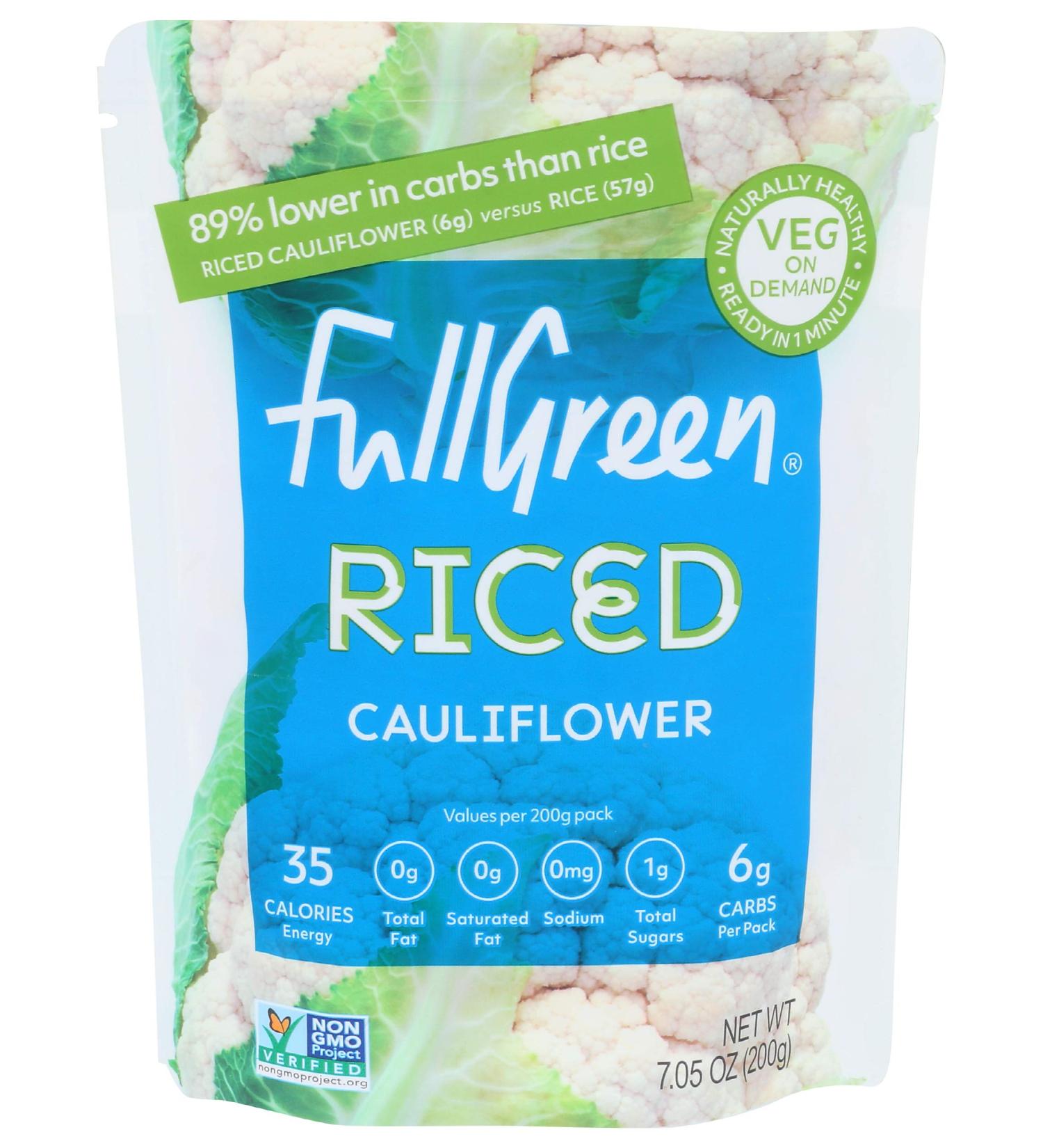 Fullgreen Cauli Rice - Low Carb Riced Cauliflower (1 Count) | Healthy Cauliflower Alternative - Buy Online on GoSupps.com