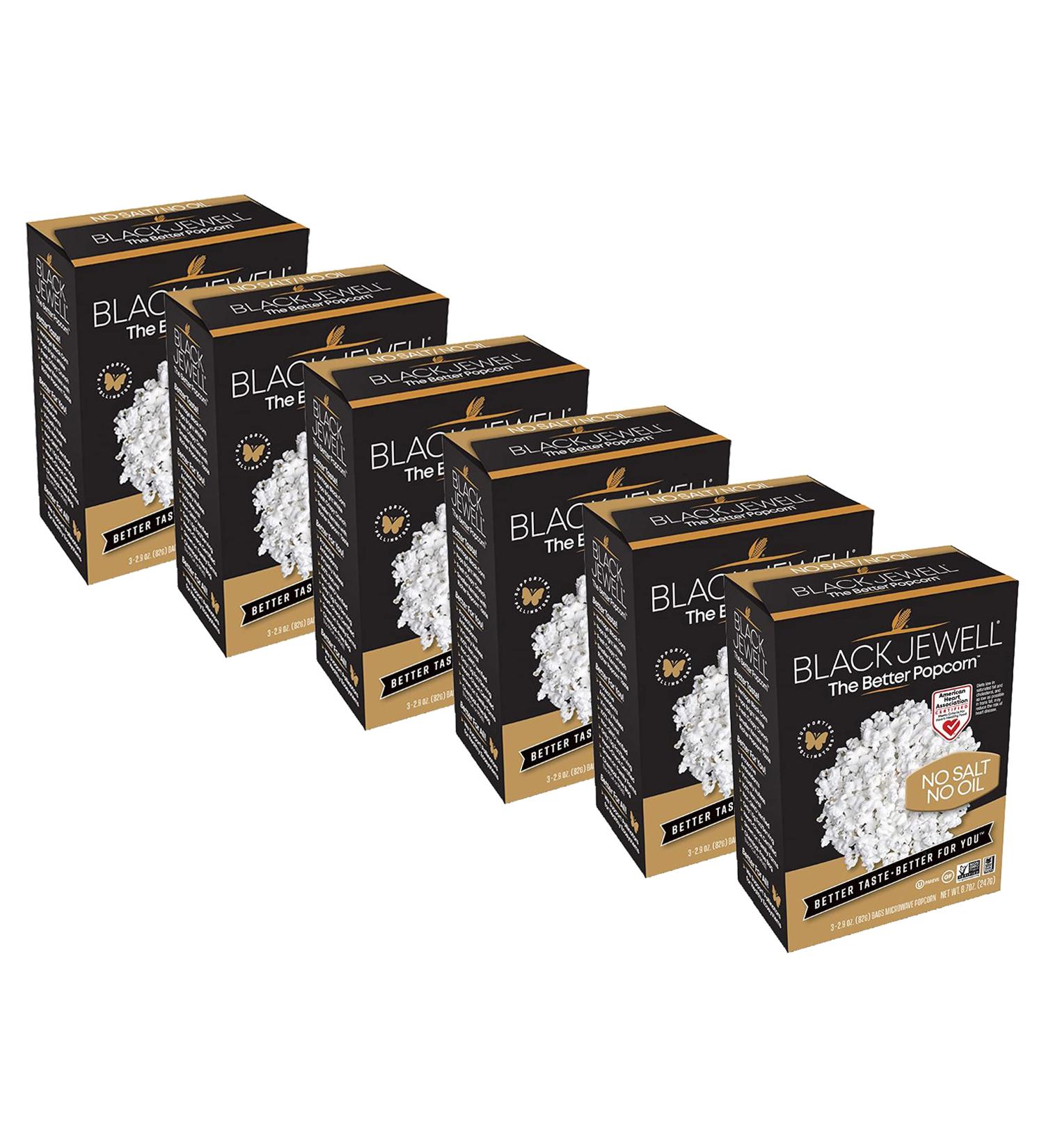 Black Jewell Hulless Microwave Popcorn - No Salt, No Oil - 10.5 oz (Pack of 1) - Buy Online on GoSupps.com