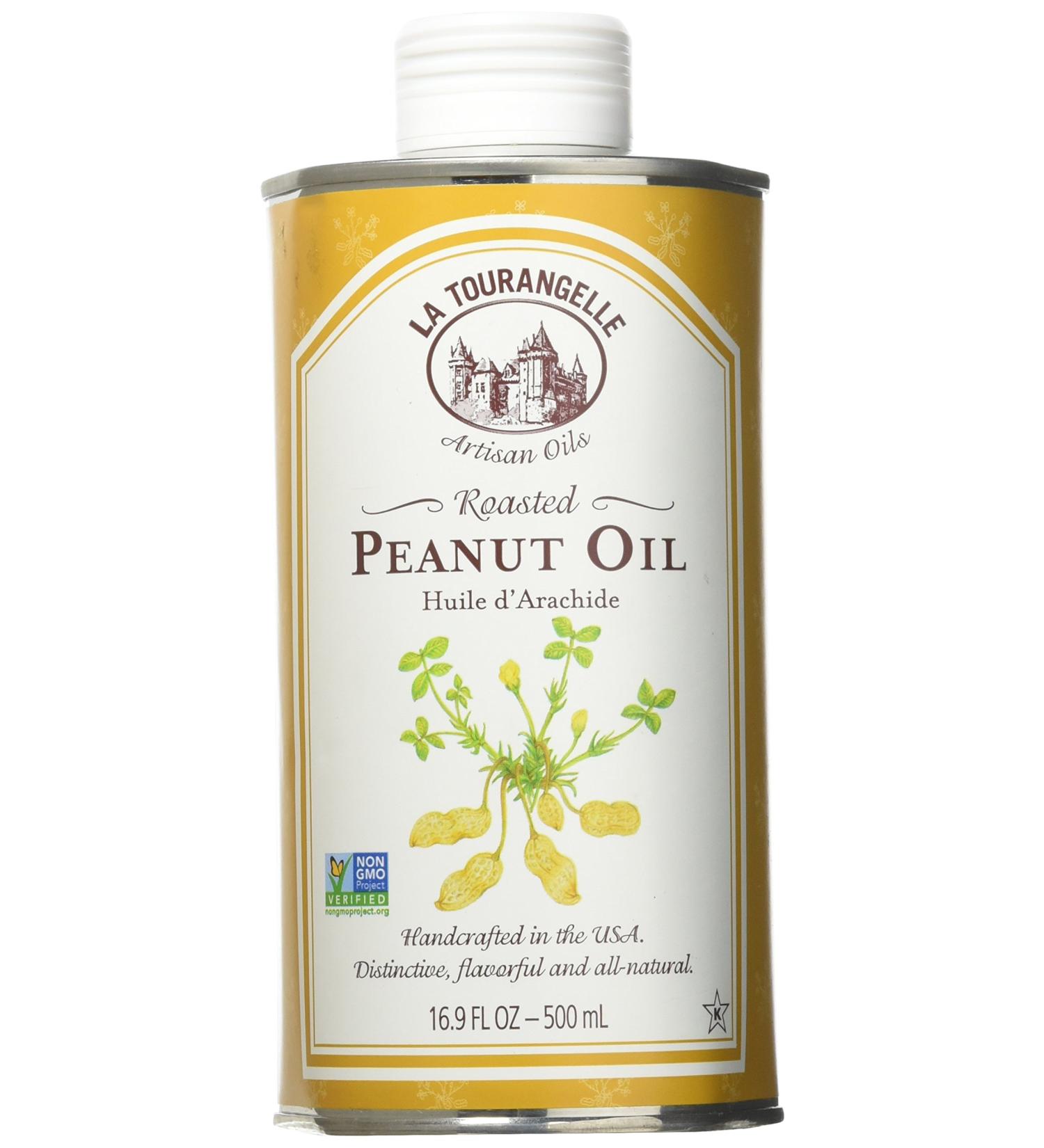La Tourangelle Roasted Peanut Oil 16.9oz - Premium Quality Oil for Cooking and Salad Dressing - Buy Online on GoSupps.com