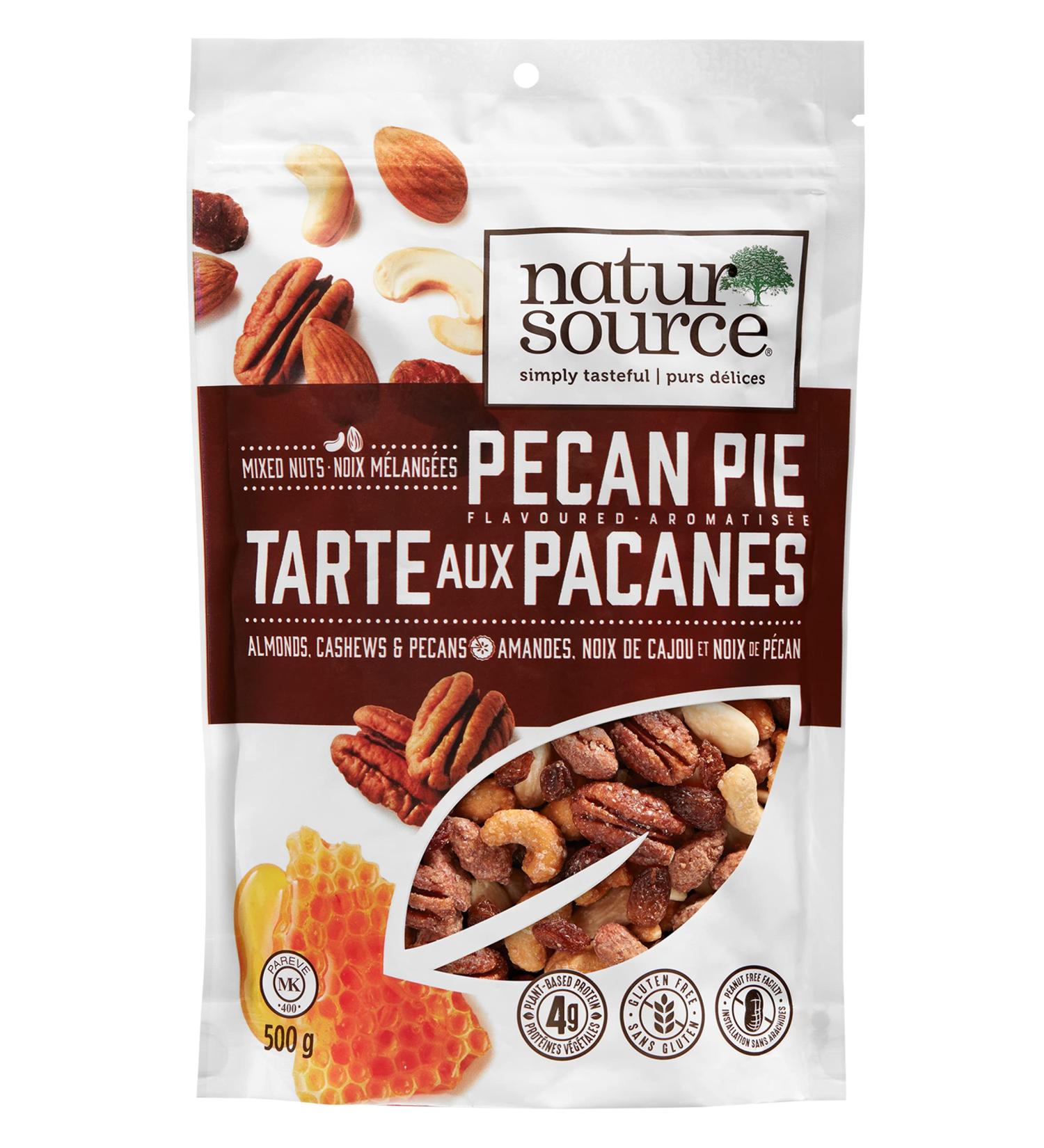 NaturSource Pecan Pie Tarte Aux Almonds Cashews Mixed Flavoured Nuts Pack (500 g) - Buy Online on GoSupps.com