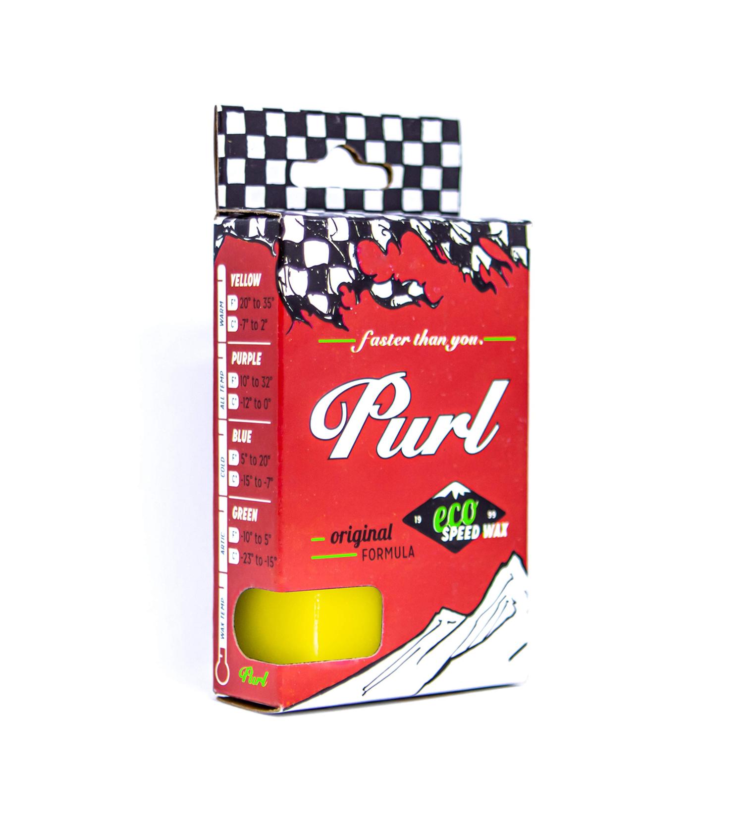Ski & Snowboard Wax 2.4 oz (68g) - Non Toxic, Biodegradable, No Fluoros Yellow - Warm 20 to 35F - Buy Online on GoSupps.com