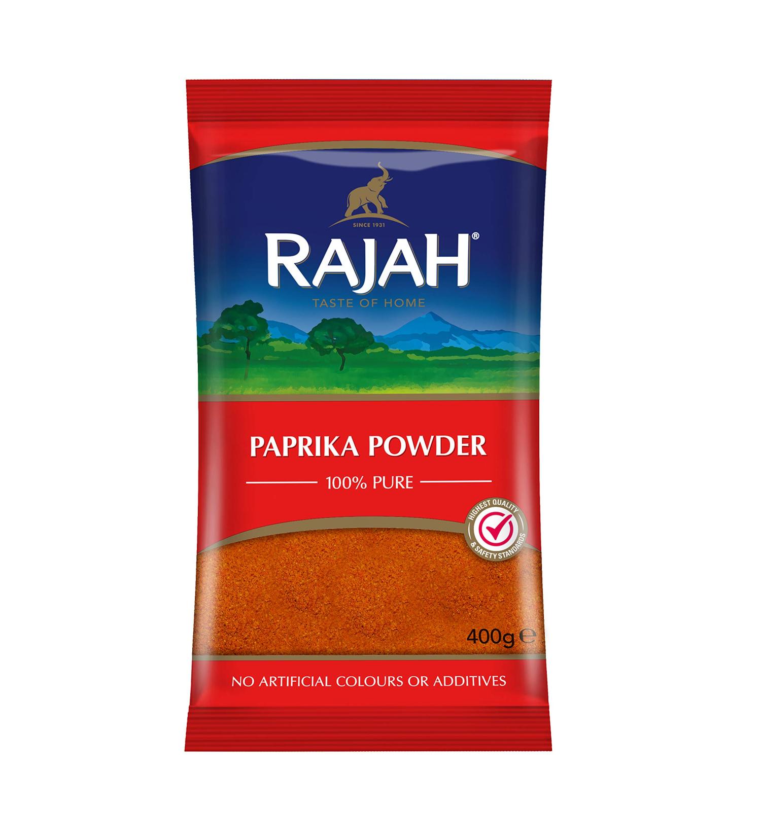 Rajah Spices Paprika Powder 400g - Authentic Flavorful Seasoning - Buy Online on GoSupps.com