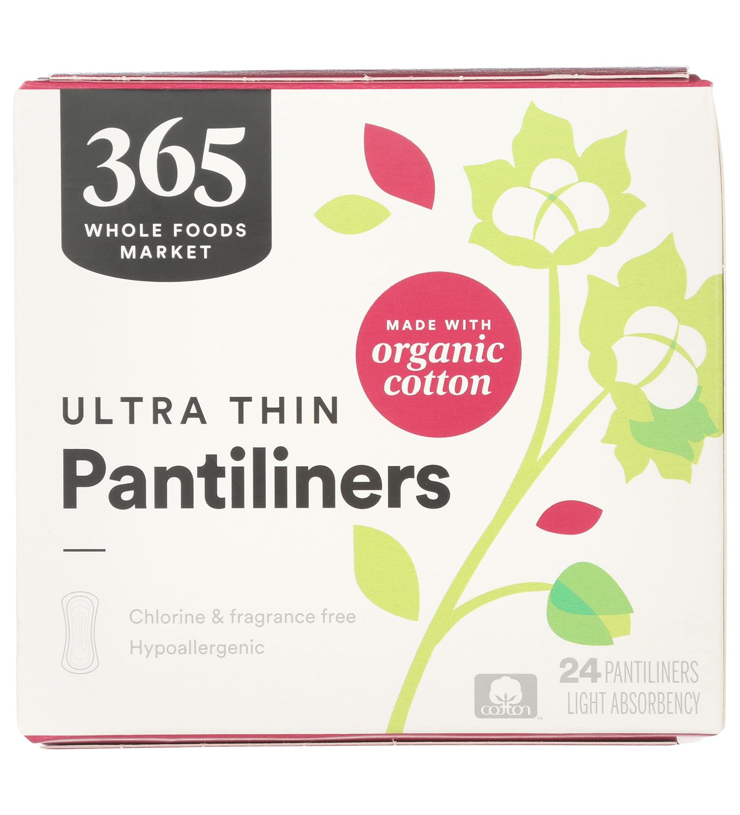 Organic Cotton Pantiliners - Azalea Ultra Thin 24 ct - Buy Online on GoSupps.com