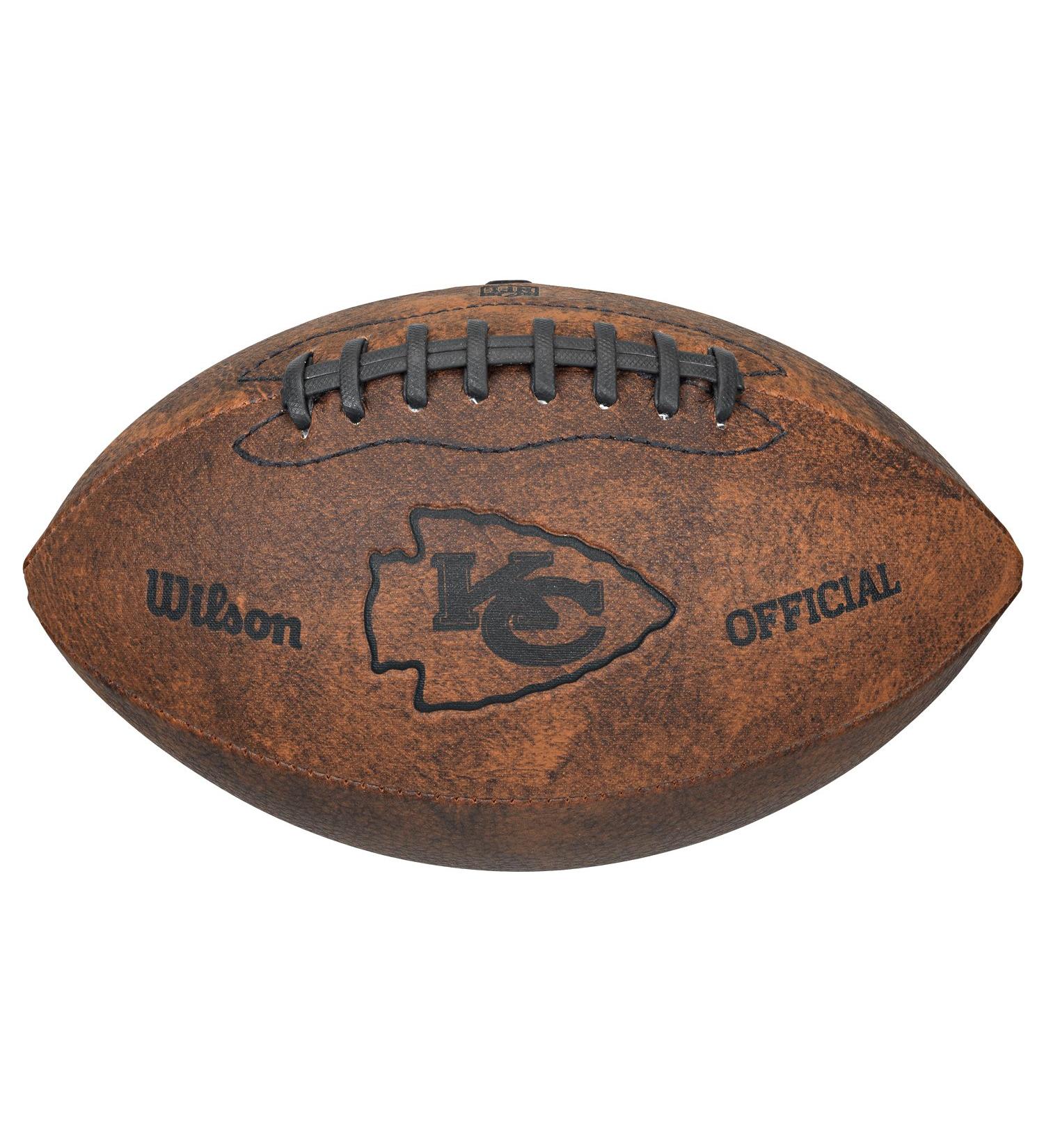 Gulf Coast Sales NFL Vintage Football, Measures 9-inches, Made of Composite Leather, for Any Occasion Kansas City Chiefs