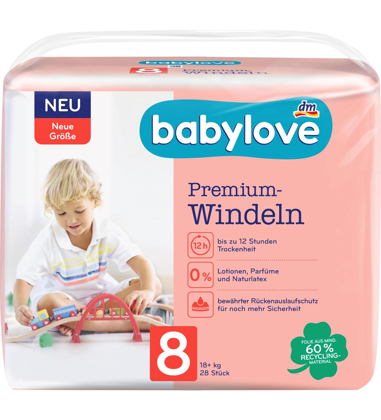 Babylove wet wipes and co (1 pack premium diapers size 8) 1 pack premium diapers size 8