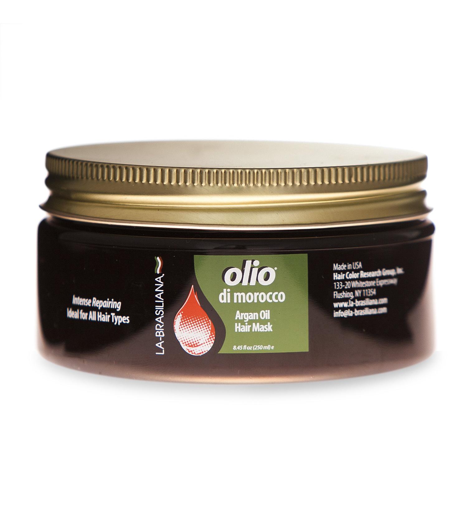 La-Brasiliana Argan Oil Hair Mask 8.45 fl.oz. - Intensive Repair and Hydration - Buy Online on GoSupps.com