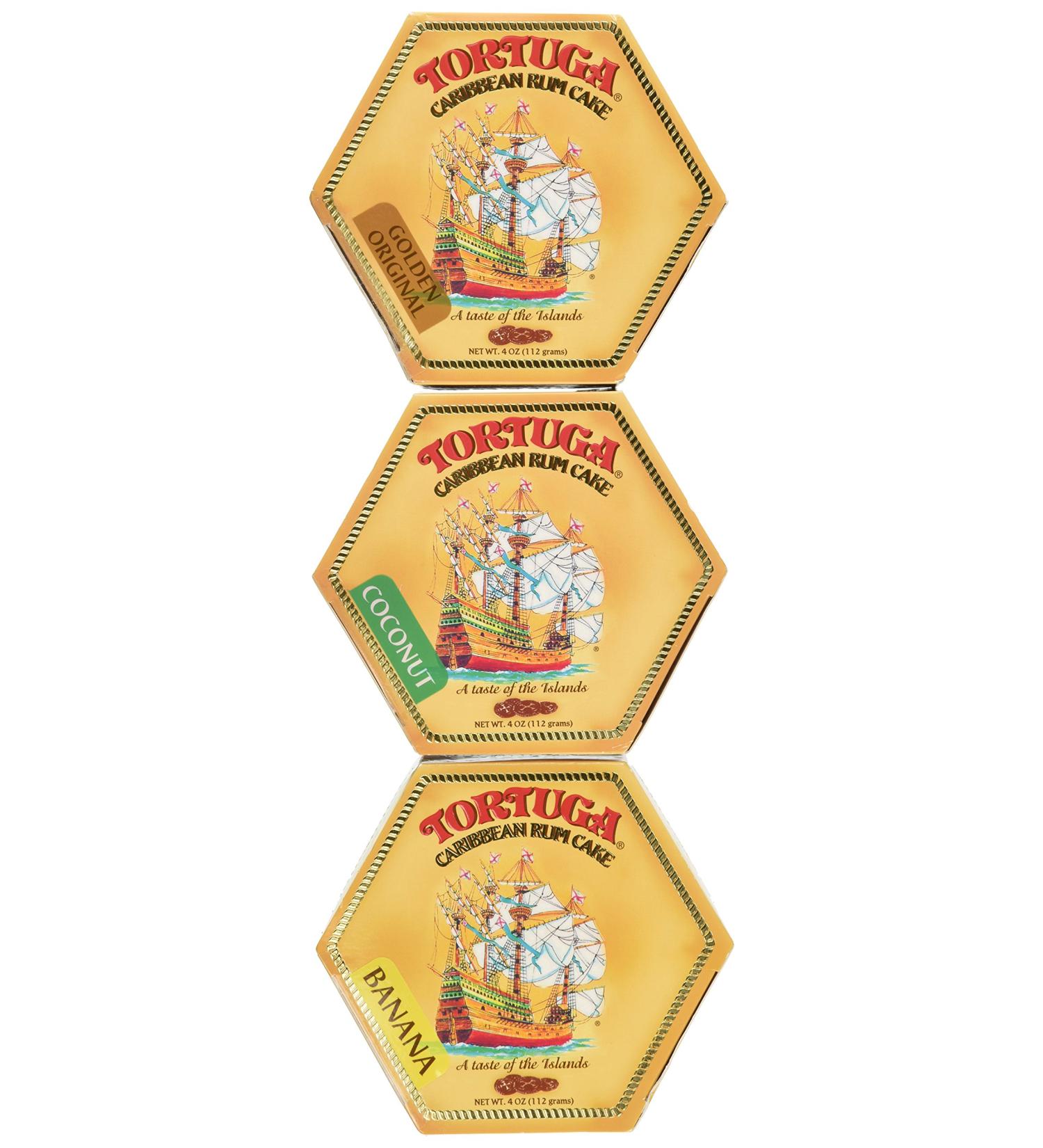 Tortuga Caribbean Rum Cake Assortment - 3 Rum Cakes - Buy Online on GoSupps.com