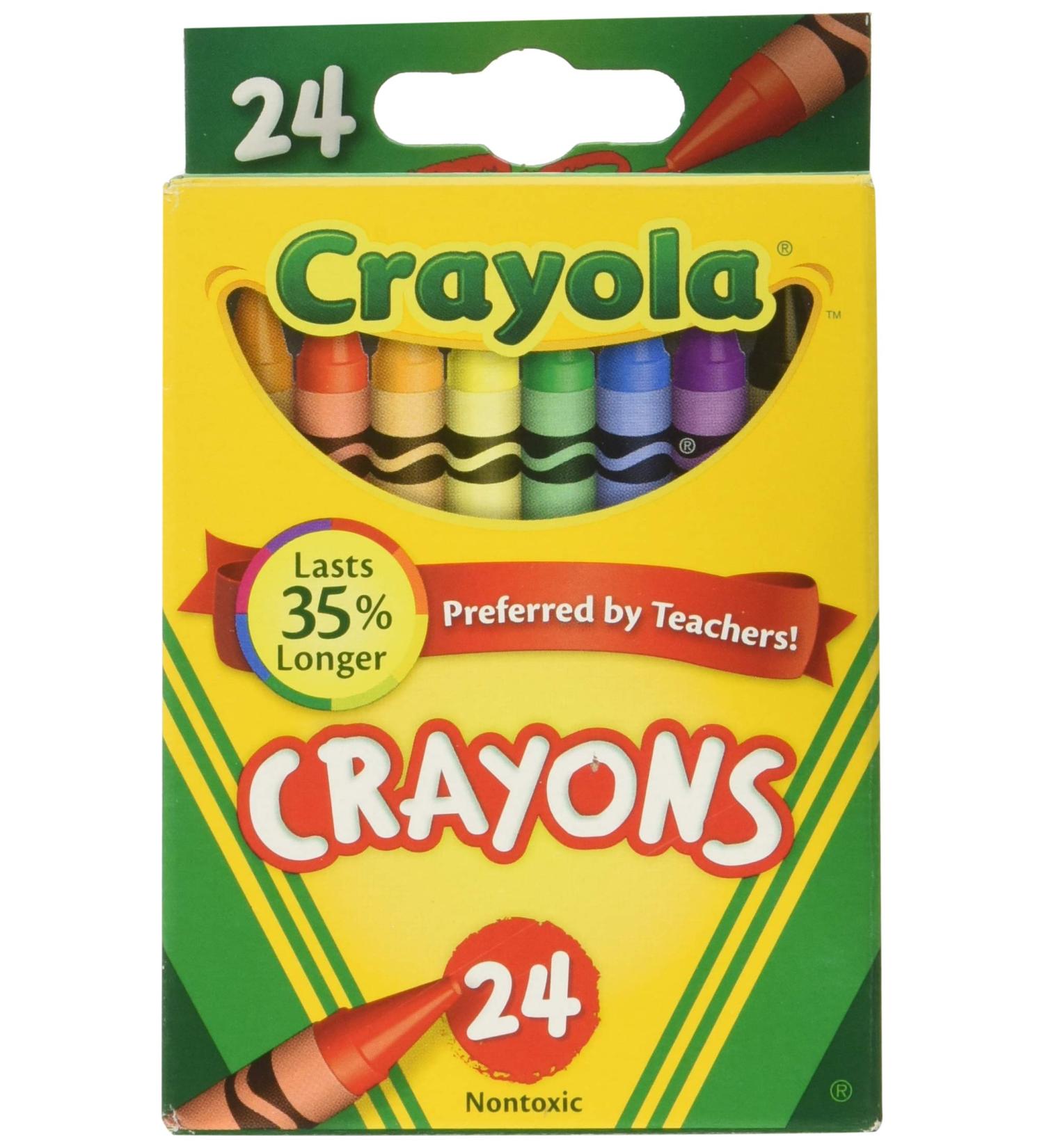 Crayola Crayons 24-Pack x 6 - 144 Total Crayons - Buy Online on GoSupps.com