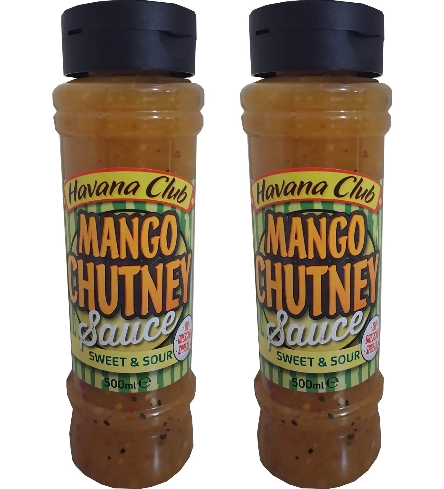 Mango Chutney Sauce x2 sweet and sour Ideal for dips dressing and spreads