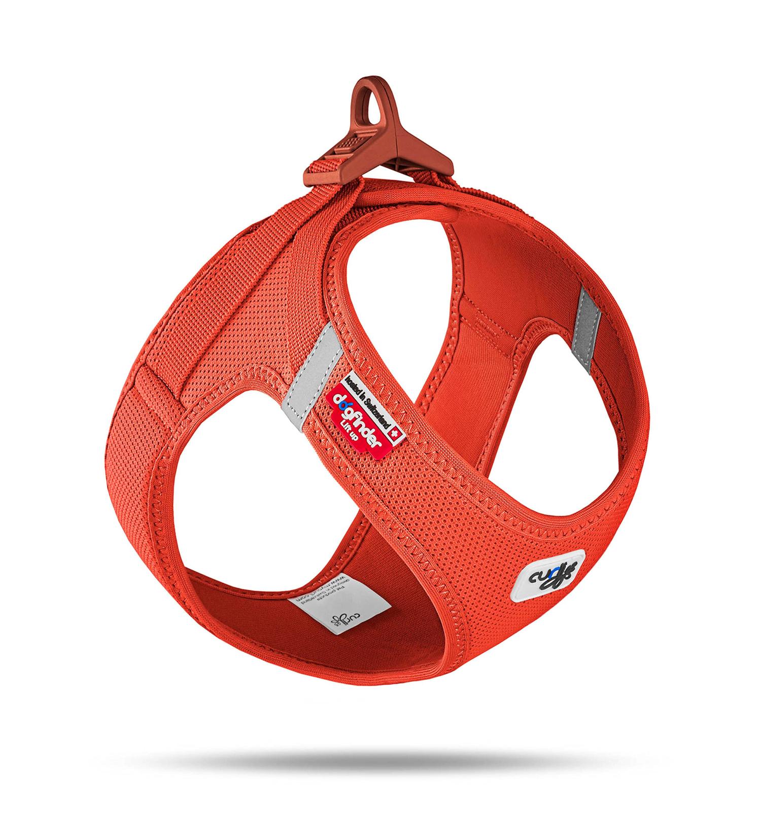 Shop Curli Vest Harness - Air-Mesh Sun Orange (M) - Premium Comfort for Small Dogs | International Shipping Available - Buy Online on GoSupps.com