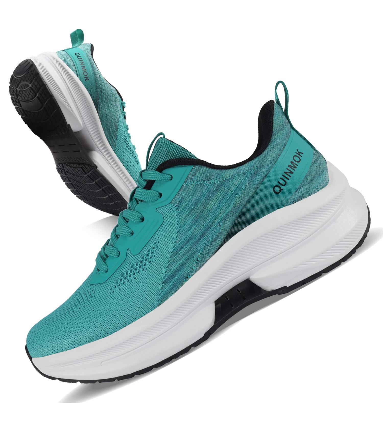 QUINMOK Womens Non-Slip Walking Shoes | Mesh Athletic Sneakers - Size 9, 6 | Lake Blue - Buy Online on GoSupps.com
