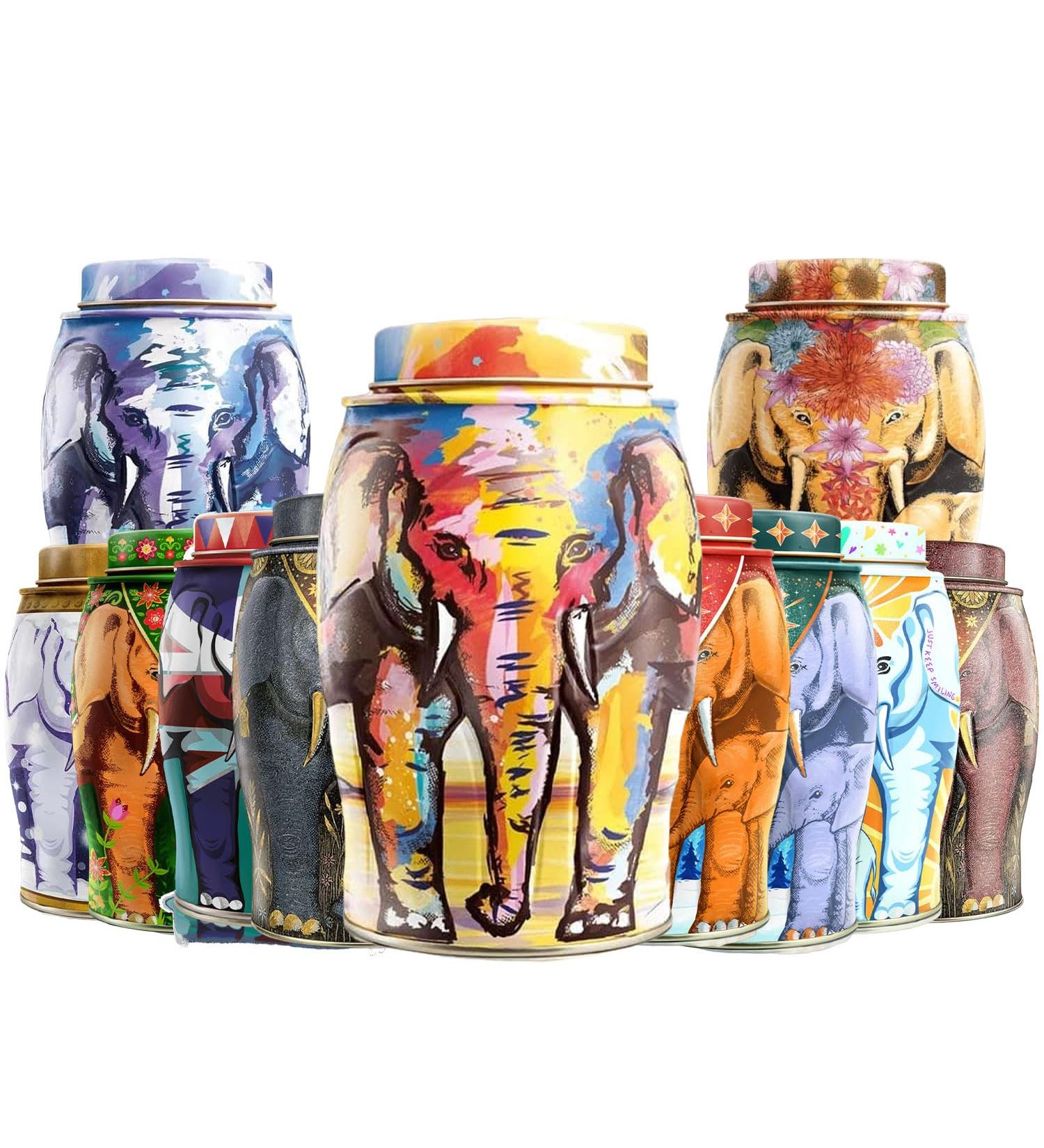 Williamson Tea Tin Pick N Mix - Create Custom Tea Combo with 10+ Flavours | Festive Star Summer Bloom Festive Glow Elephant Grey | 2-Pack (40 Teabags Each) - Perfect Tea Gift Set for Tea Lovers - Buy Online on GoSupps.com
