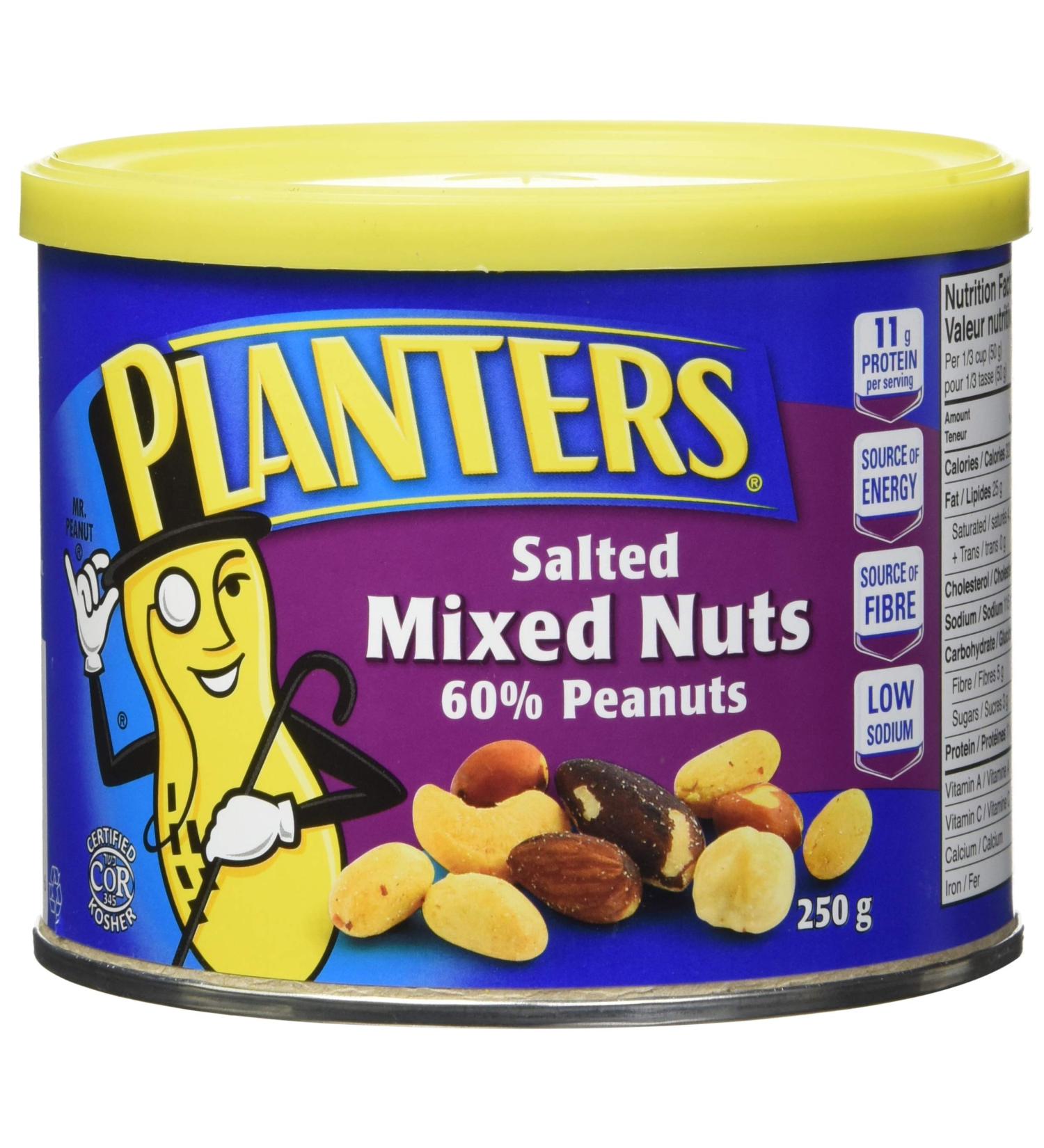 Planters Mixed Nuts 60% Peanuts 250g - Buy Online on GoSupps.com