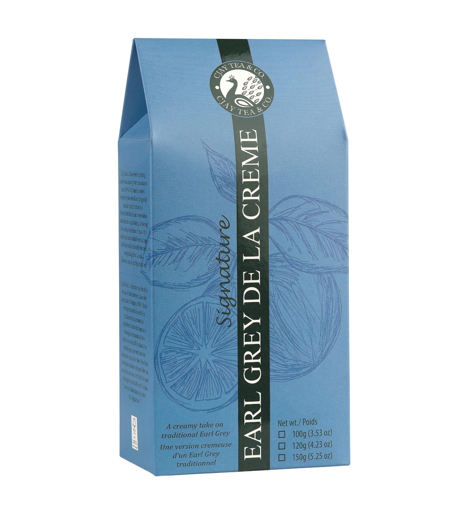 Signature | Earl Grey de la Creme loose leaf tea | 150 grams | makes approx 70-75 cups