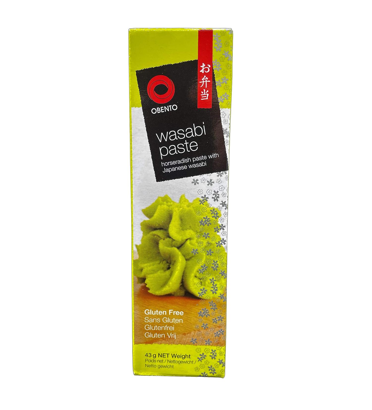 Obento Wasabi Paste - Authentic Horseradish & Wasabi Blend (6x43 g) | Buy Internationally - Buy Online on GoSupps.com