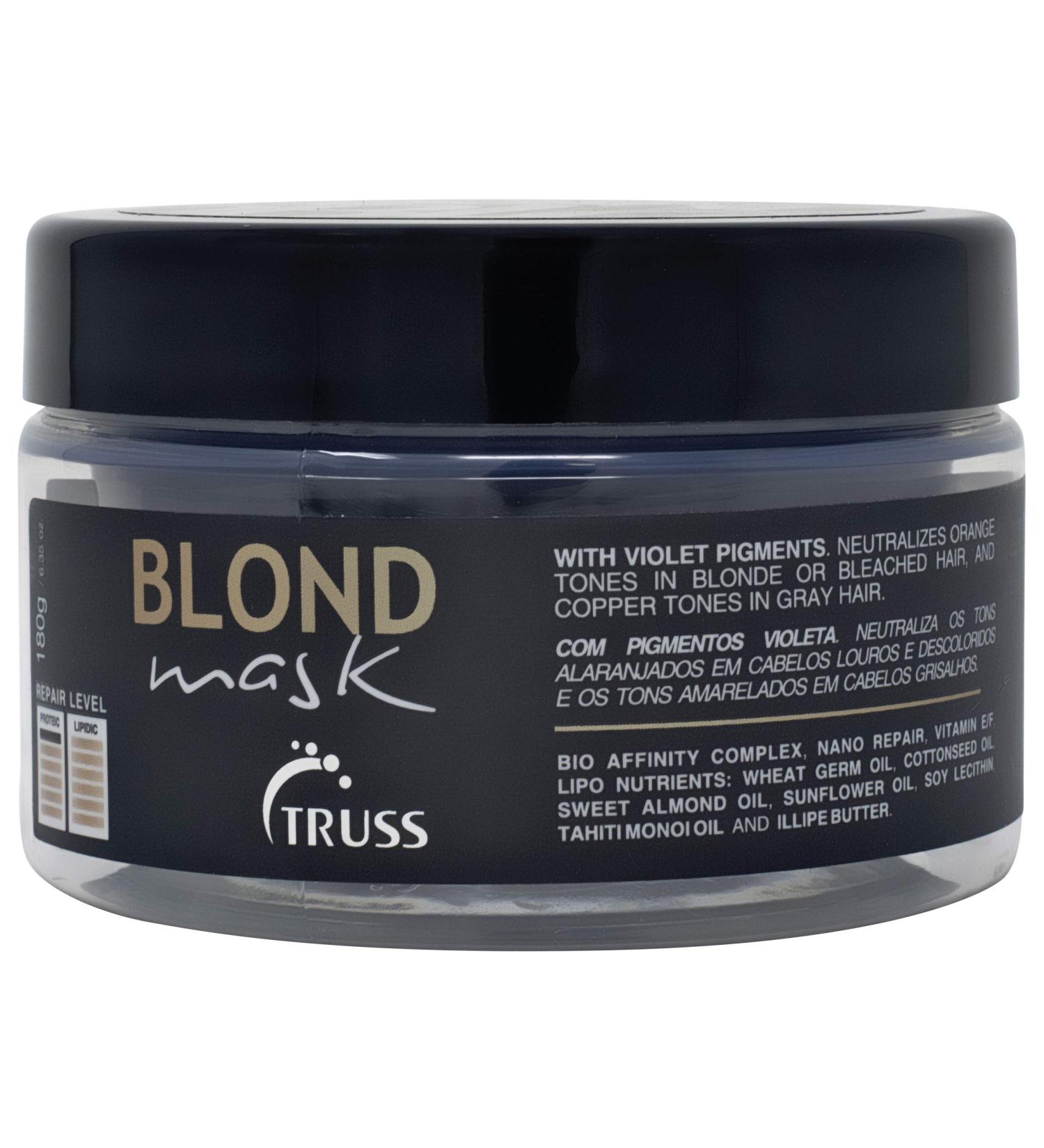 TRUSS Blond Hair Mask - Hydrating Purple Toner for Blonde, Bleached, and Gray Hair - Buy Online on GoSupps.com