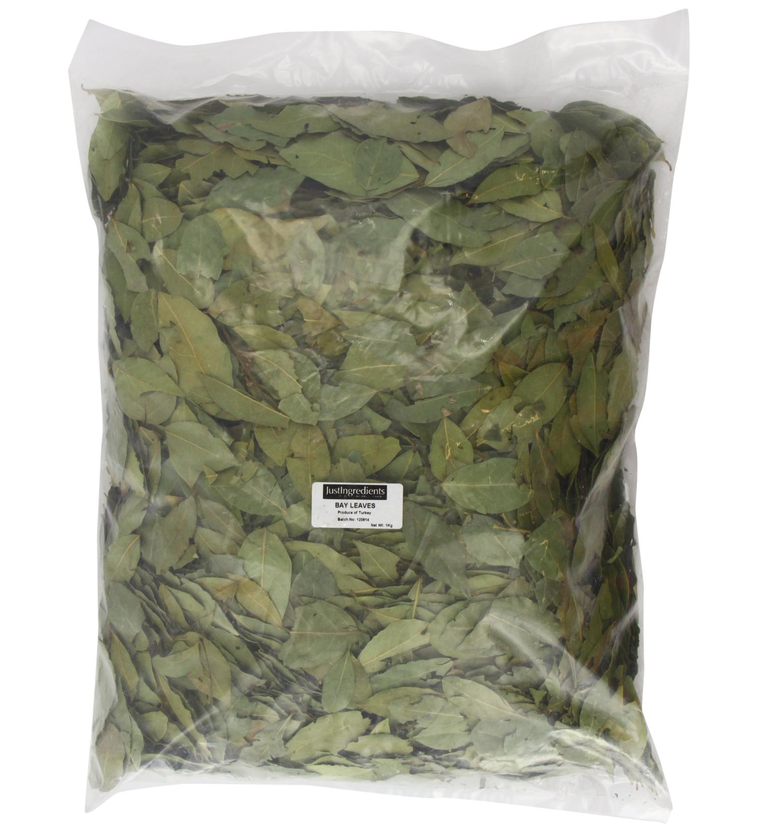 JustIngredients Essential Feuilles de Laurier 1 kg - Lot de 2 - Buy Online on GoSupps.com