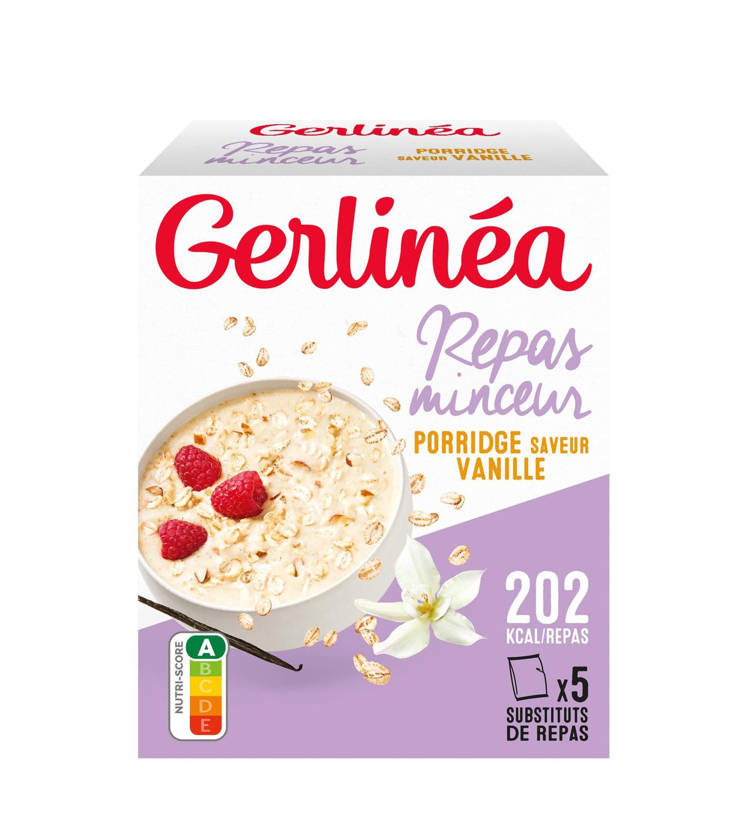 Gerlin a - P rridge Vanilla Flavor - With Whole Oat Flakes and Oat Bran - Ideal for a Full Breakfast - Source of Fiber - 5 S - Buy Online on GoSupps.com