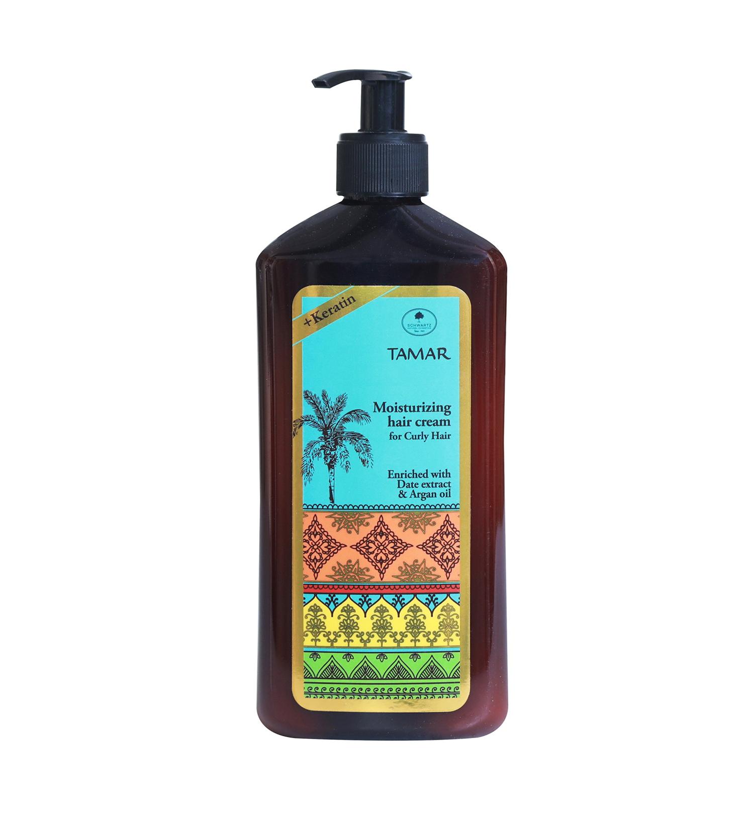 Schwartz Tamar Moisturizing Hair Cream - Curl Defining Cream with Keratin & Argan Oil for Curly & Wavy Hair - SLS Paraben & Cruelty-Free - 16.90 Fl. Oz - Buy Online on GoSupps.com
