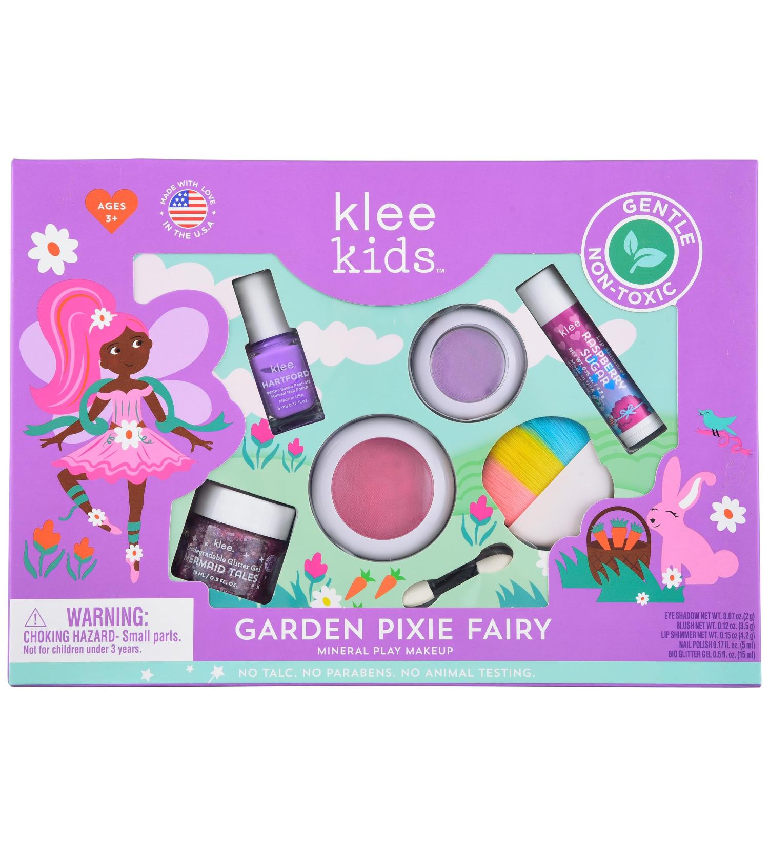 Luna Star Naturals Klee Kids Deluxe Play Makeup Kit - Non-Toxic Fairy Makeup for Kids Made in USA - Buy Online on GoSupps.com
