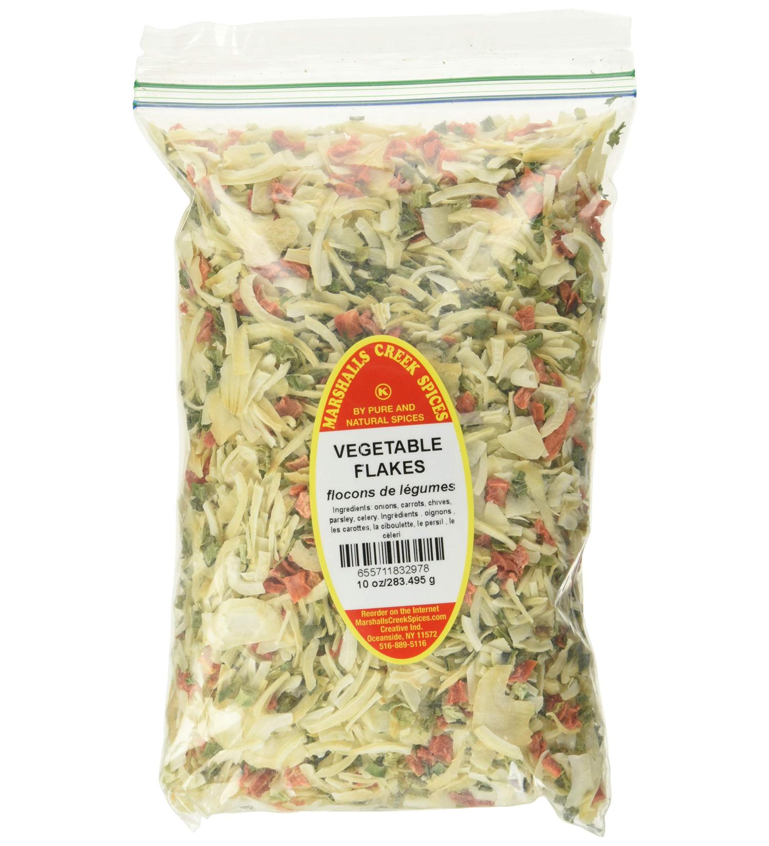 Marshalls Creek Spices Marshalls Creek Kosher Spices XL Vegetable Flakes Refill 10 Oz. 10 ounces Veggie Flakes 283.4 g (Pack of 1) - Buy Online on GoSupps.com