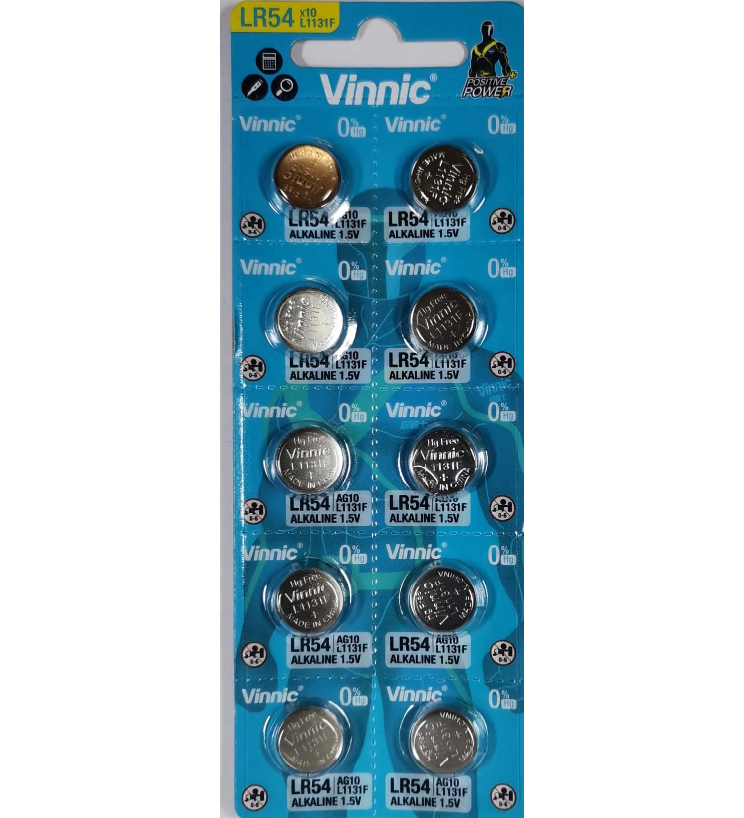 Buy L1131-C10-Ag10 Alkaline Manganese Button Cells - Pack of 10 - International Shipping Available - Buy Online on GoSupps.com