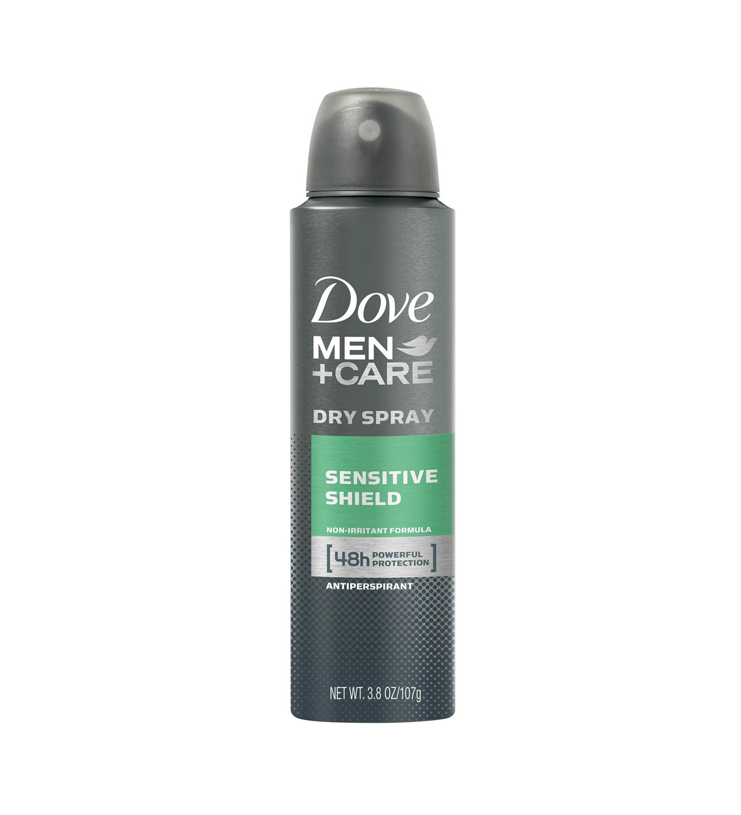 Dove Men+Care Sensitive Shield Dry Spray Antiperspirant Deodorant 3.8oz - Pack of 1 - Buy Online on GoSupps.com