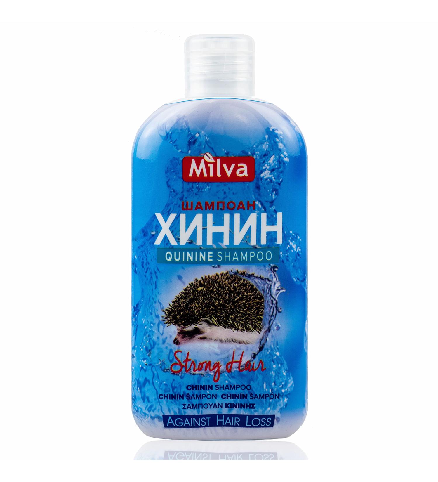 Milva Chinin Shampoo for Hair Loss | Quinine Hair Growth Shampoo | 200ml - Effective Hair Care for Men & Women - Buy Online on GoSupps.com