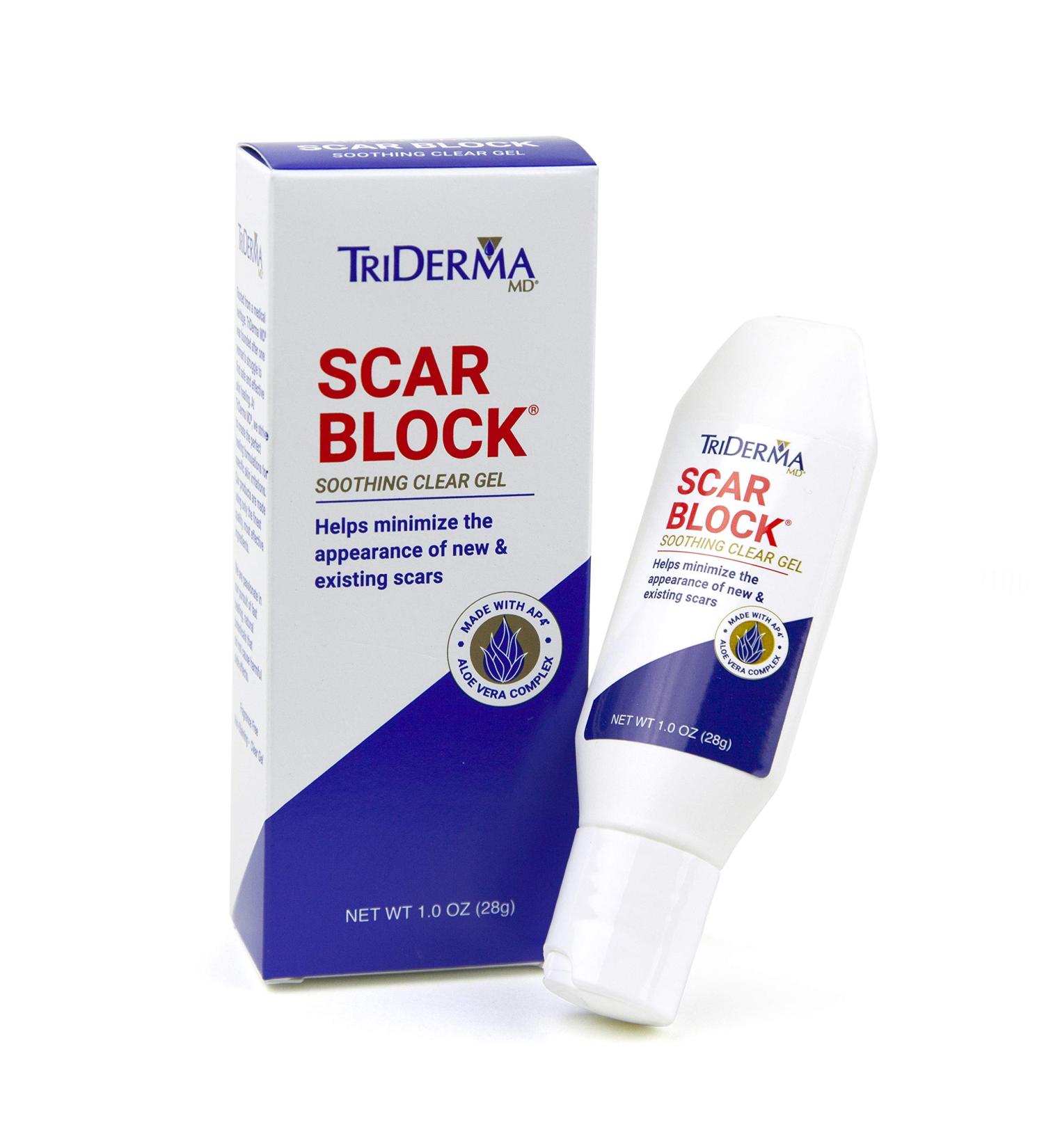 TriDerma Scar Block Clear Gel - Soothing Treatment for Scars - Buy Online on GoSupps.com