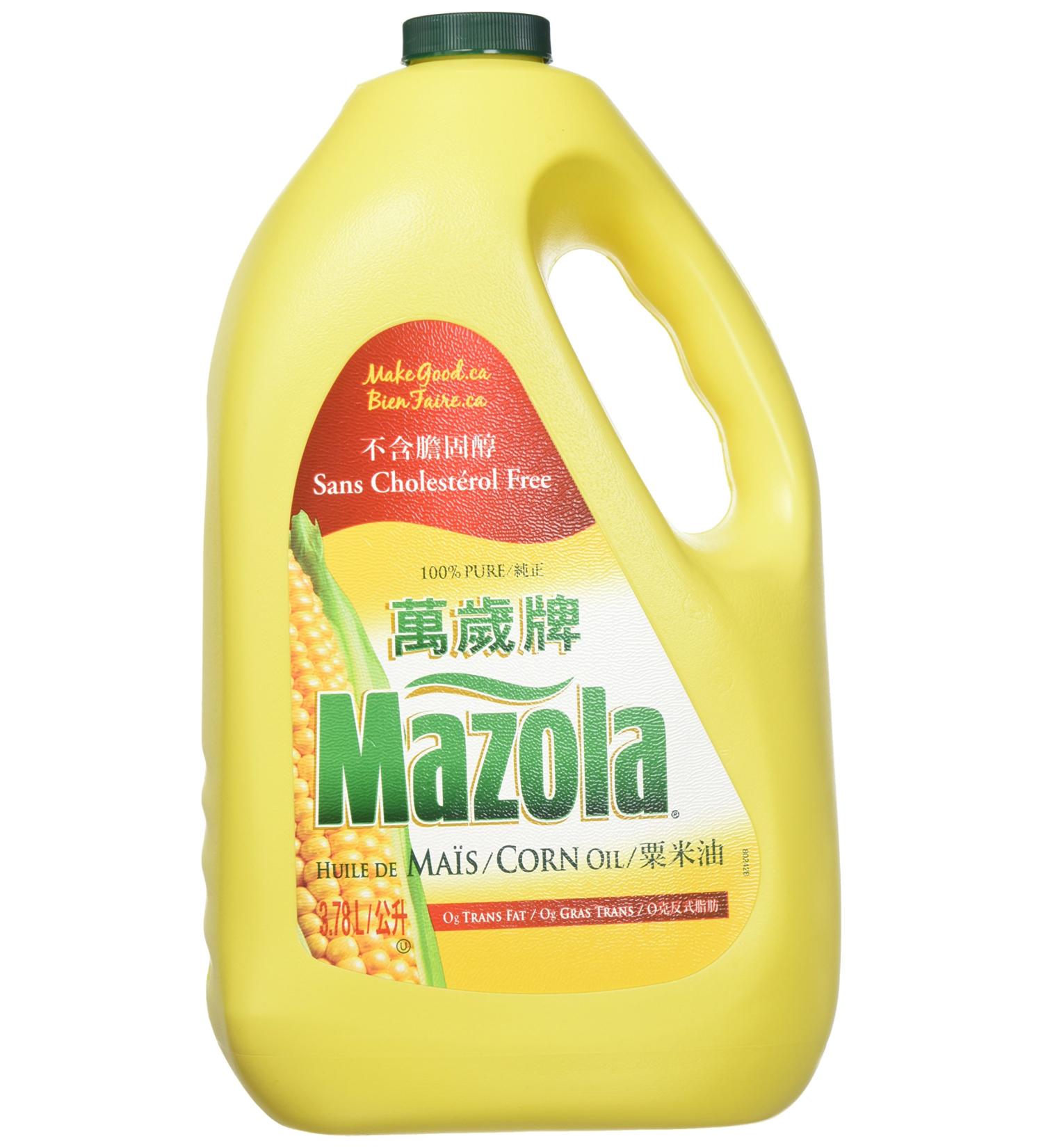 Mazola Corn Oil 3.78L - Pure Corn Cooking Oil for Healthy Meals - Buy Online on GoSupps.com