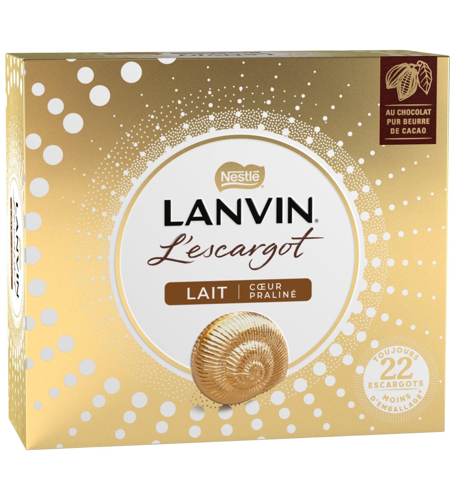LANVIN L'Escargot - Milk Chocolate - 362g - Buy Online on GoSupps.com