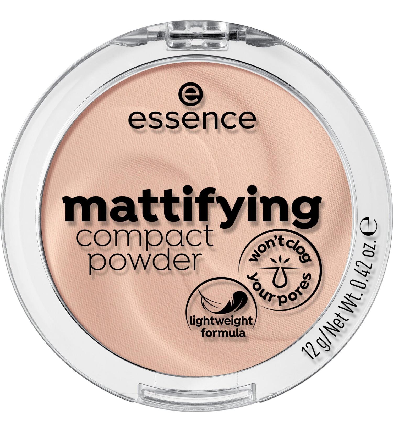 Essence Mattifying Compact Powder No. 11 Pastel Beige | Vegan & Nanoparticle-Free | For Combination Dry & Blemished Skin | 12g - International Shipping Available - Buy Online on GoSupps.com