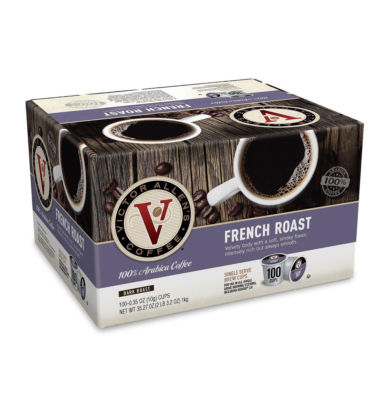 Victor Allen's French Roast (100 single-serve cups)ES