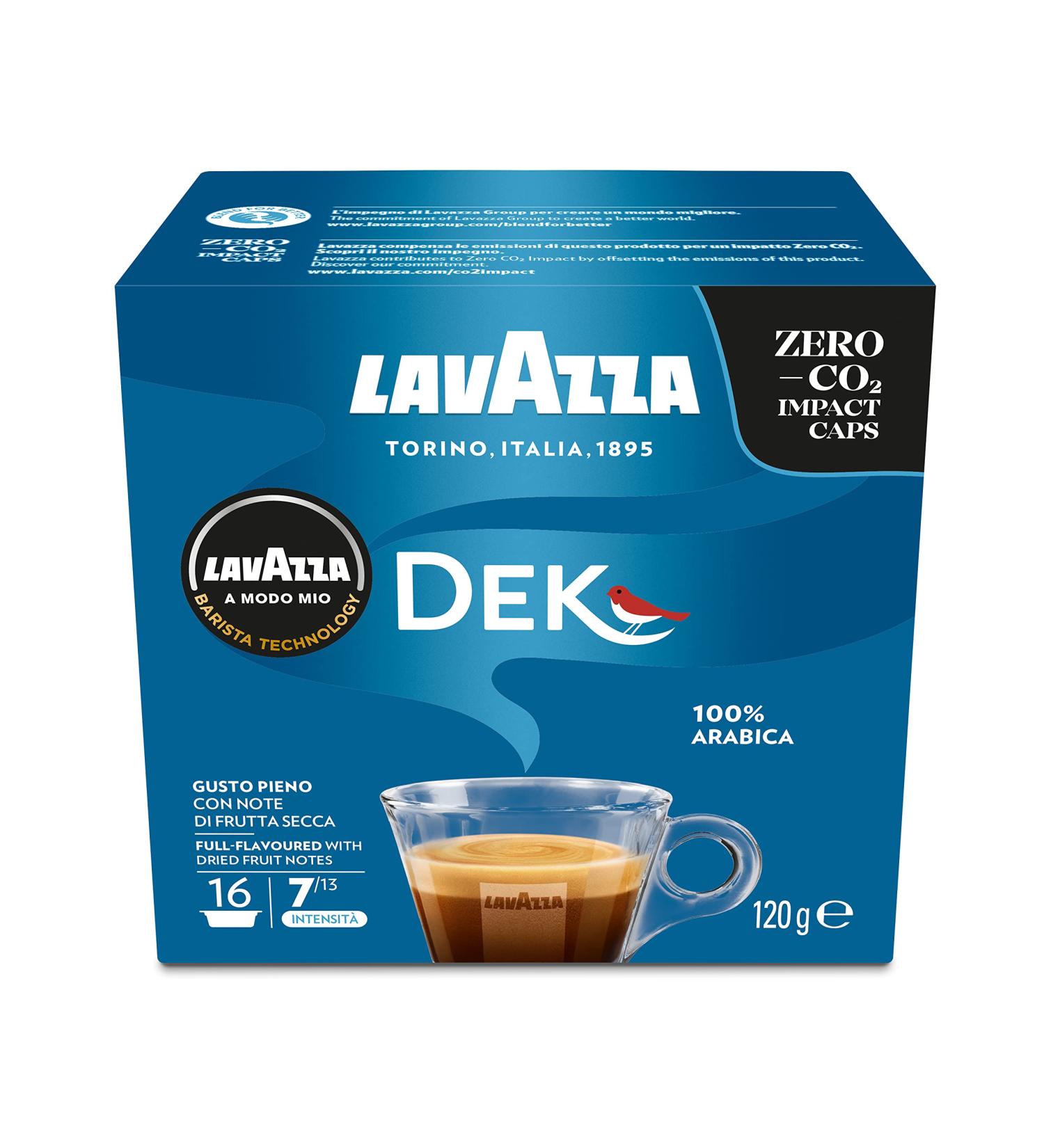 Lavazza A Modo Mio Caf Espresso Cremoso Dek - Decaffeinated - 16 capsules - Lot of 2 - Buy Online on GoSupps.com