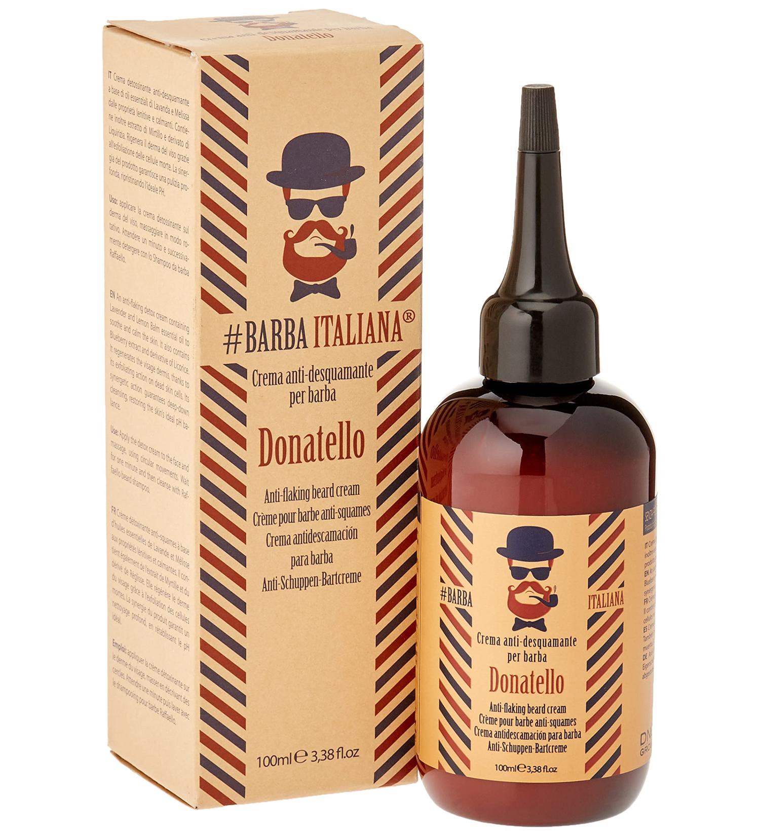 Barba Italiana Cr me anti-esquante pour barbe Donatello Cr me r g n rante d toxifiant 100 g - Buy Online on GoSupps.com