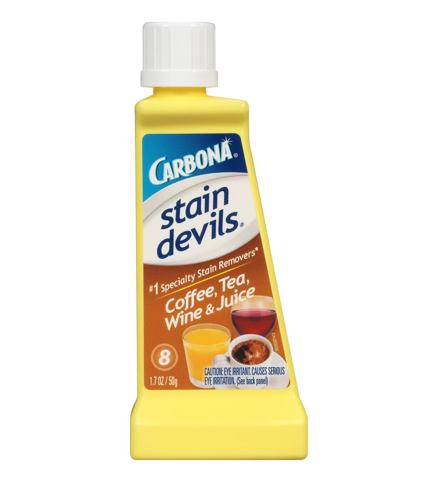 Carbona Stain Devils - Effortlessly Remove Coffee Tea Wine & Juice Stains | International Shipping Available - Buy Online on GoSupps.com