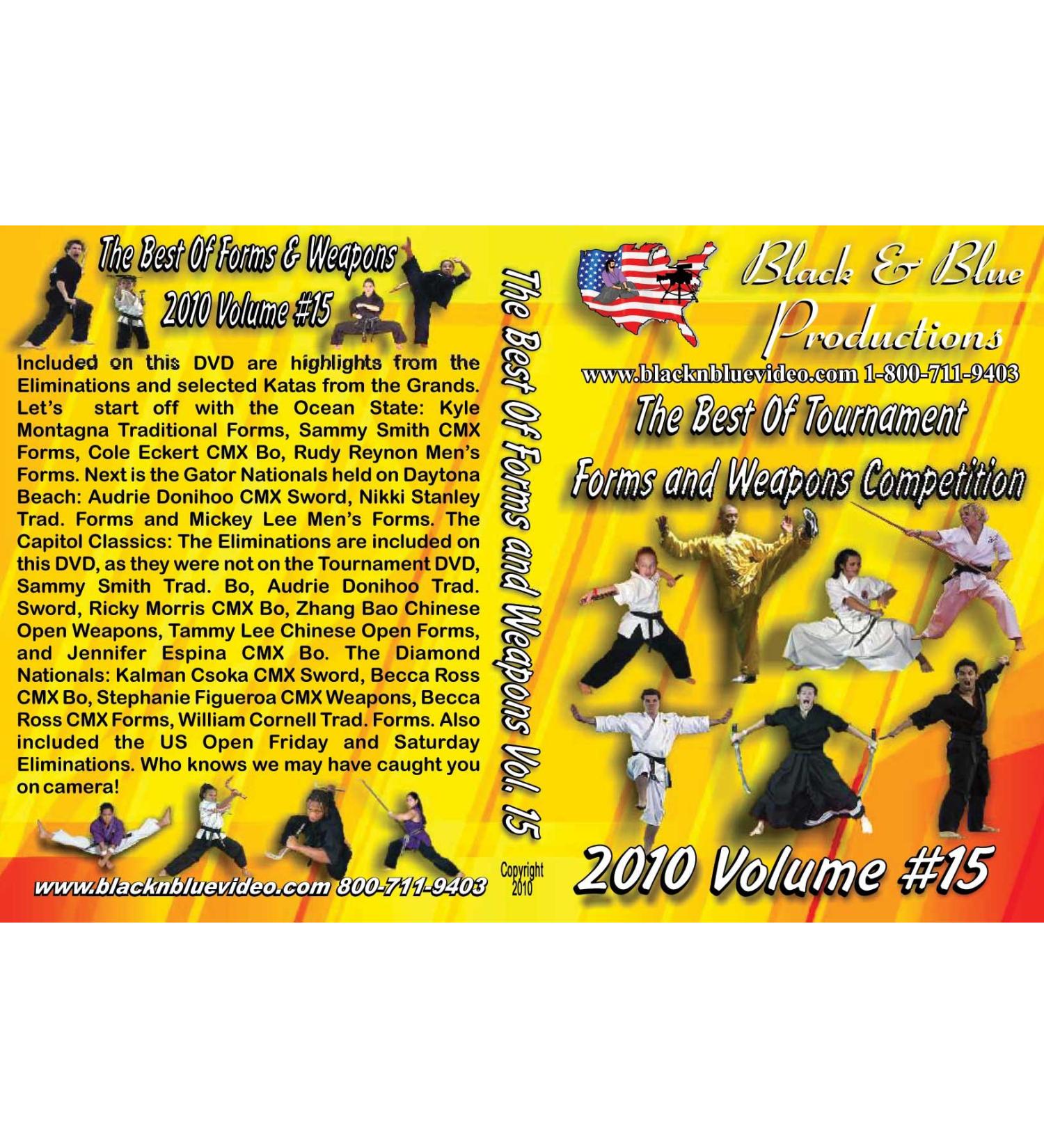 2010 Best of Karate Martial Arts Tournament Forms & Weapons #15 DVD kata demos