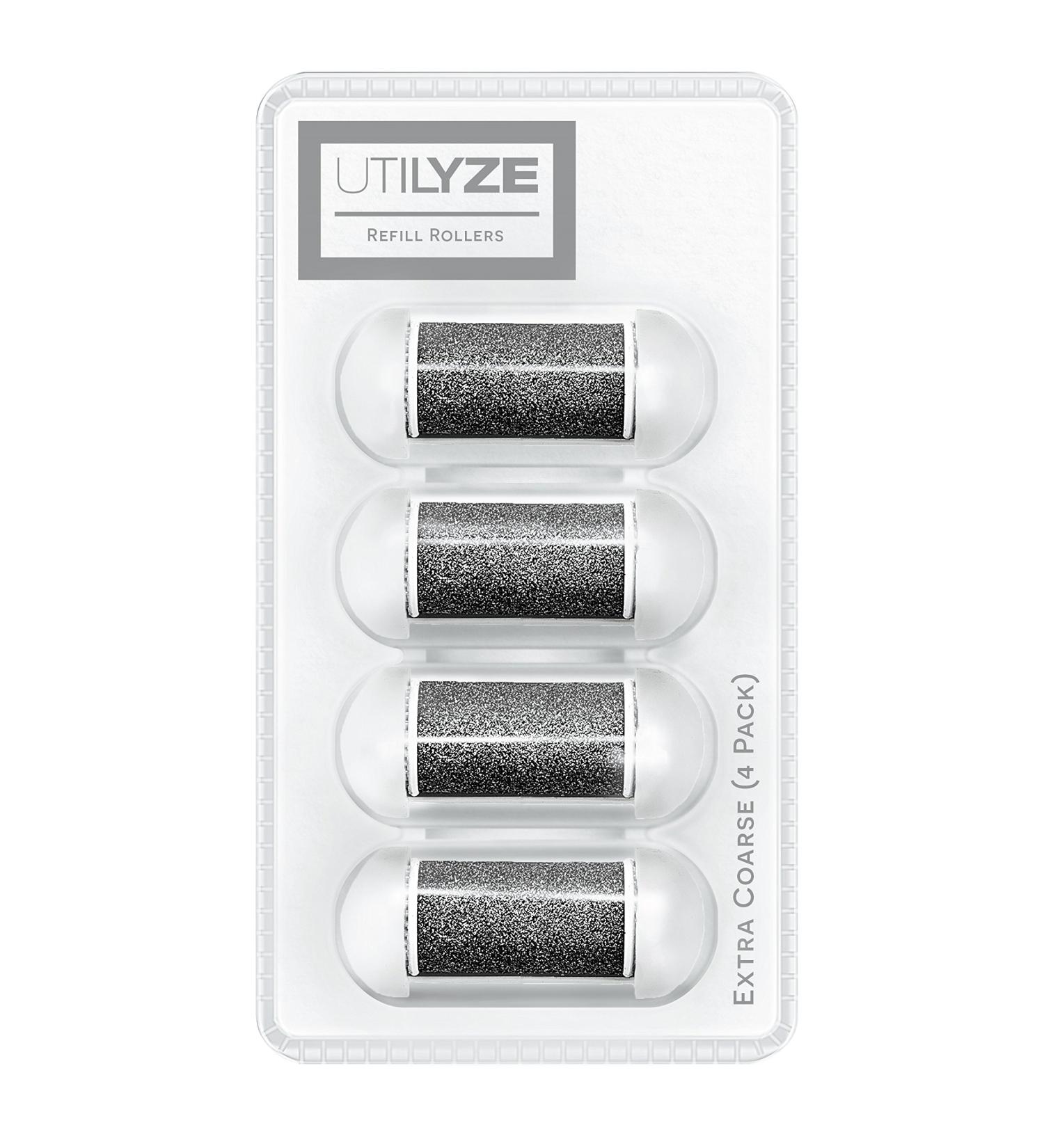 UTILYZE Wet & Dry Refill Rollers for Electronic Foot File Pedicure Electric Callus Remover (Extra Coarse)