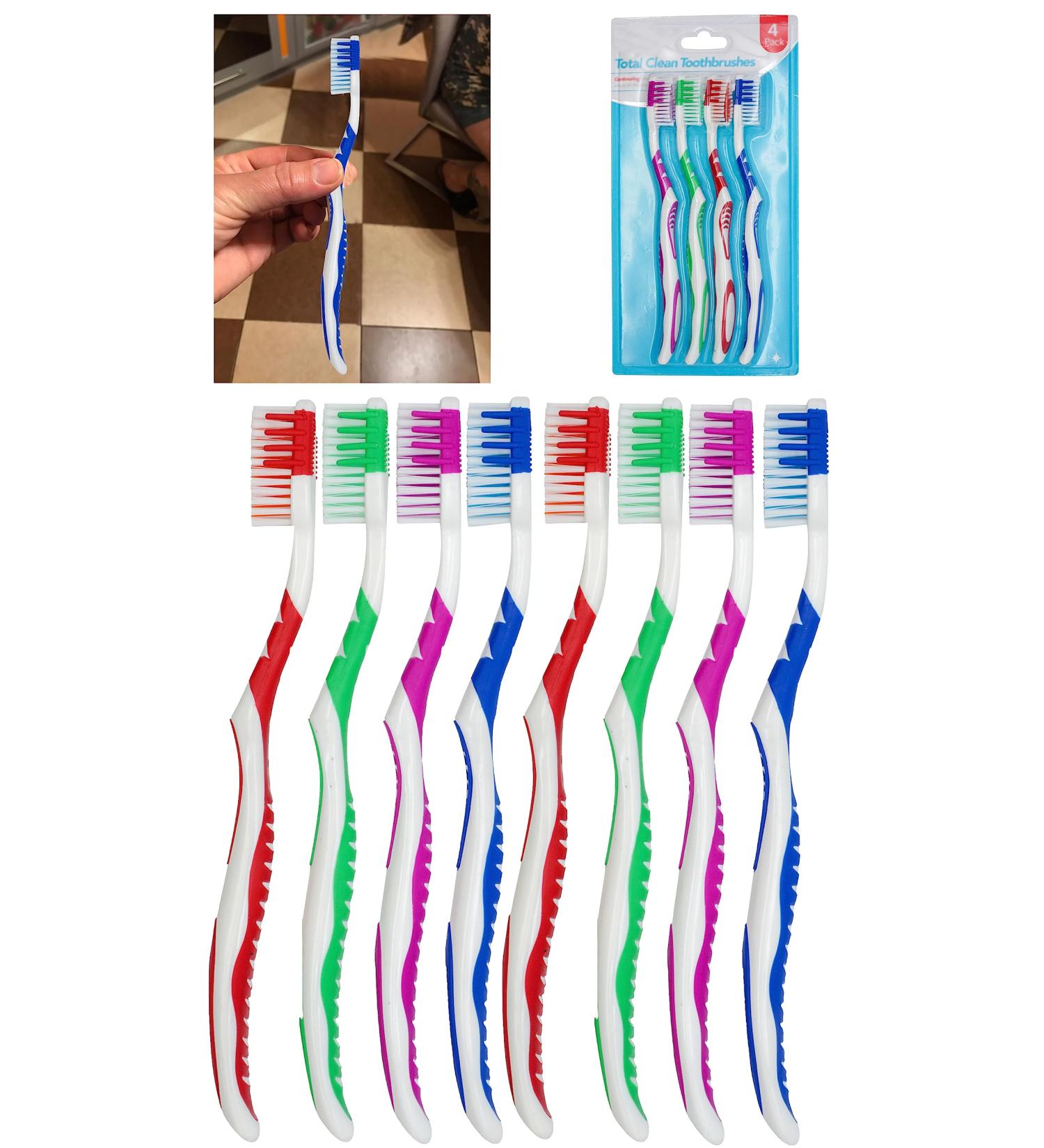 8Pcs Soft Toothbrushes for Adults and Kids 19cm Travel Toothbrush with Extra Soft and Gentle Bristle for Oral Hygiene of 3+Y Kids 8 Pack - Buy Online on GoSupps.com