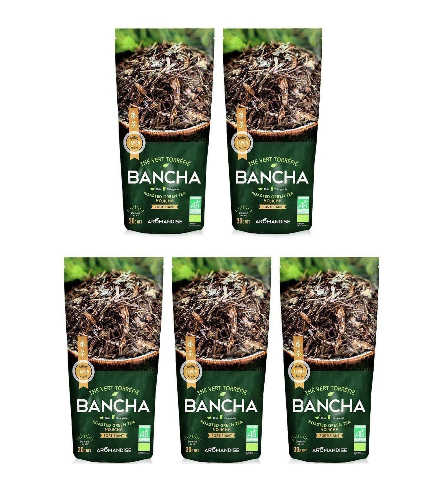 Aromandise Organic Japanese Bancha Hojicha Green Tea 150g
