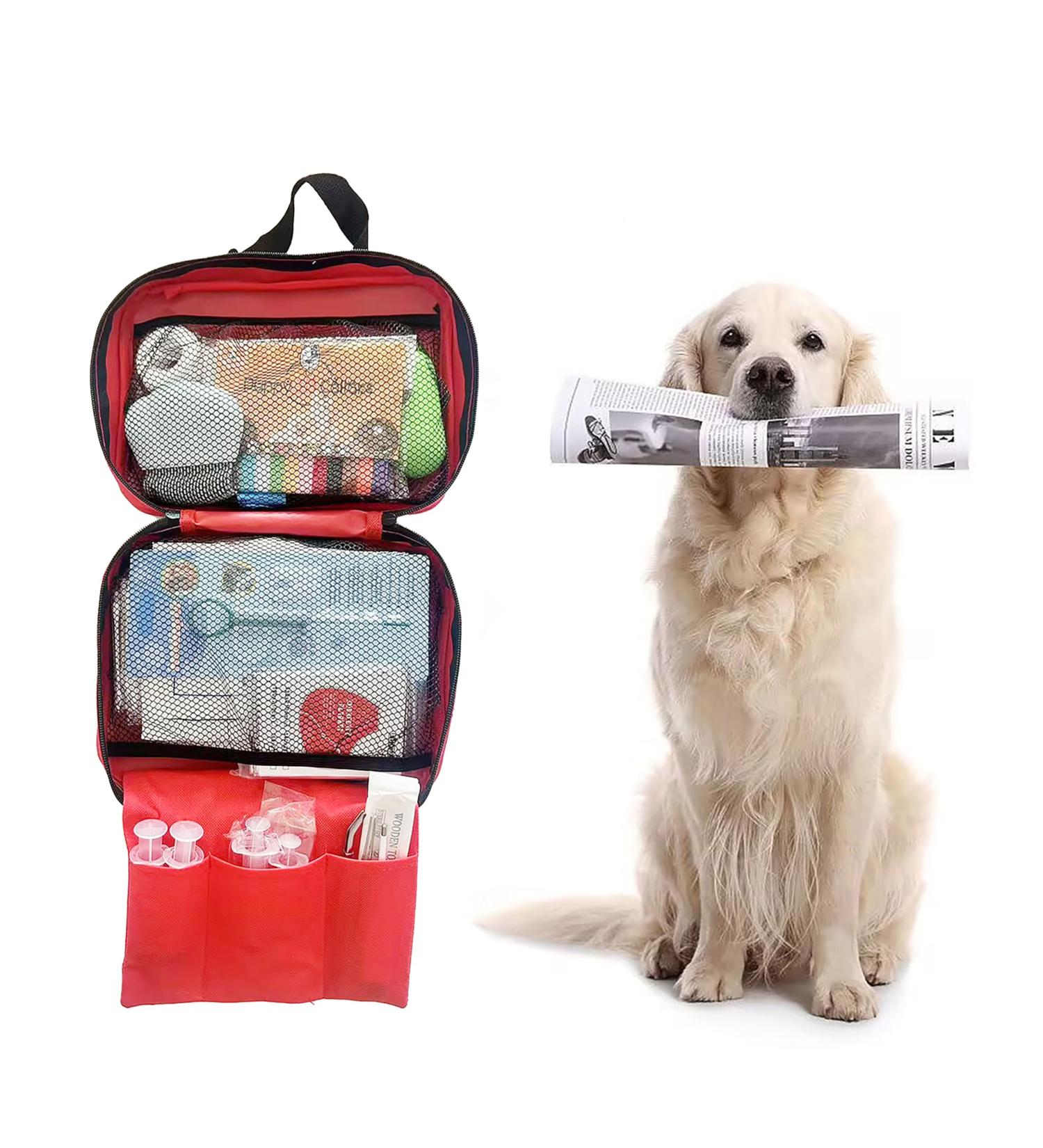 ADDSERK Pet First aid kit Care Supplies. Pet First aid Supplies for Prompt Treatment of Dogs and Cats are Essential Pet First aid Kits for Traveling Hiking Home Car Sports and More - Buy Online on GoSupps.com
