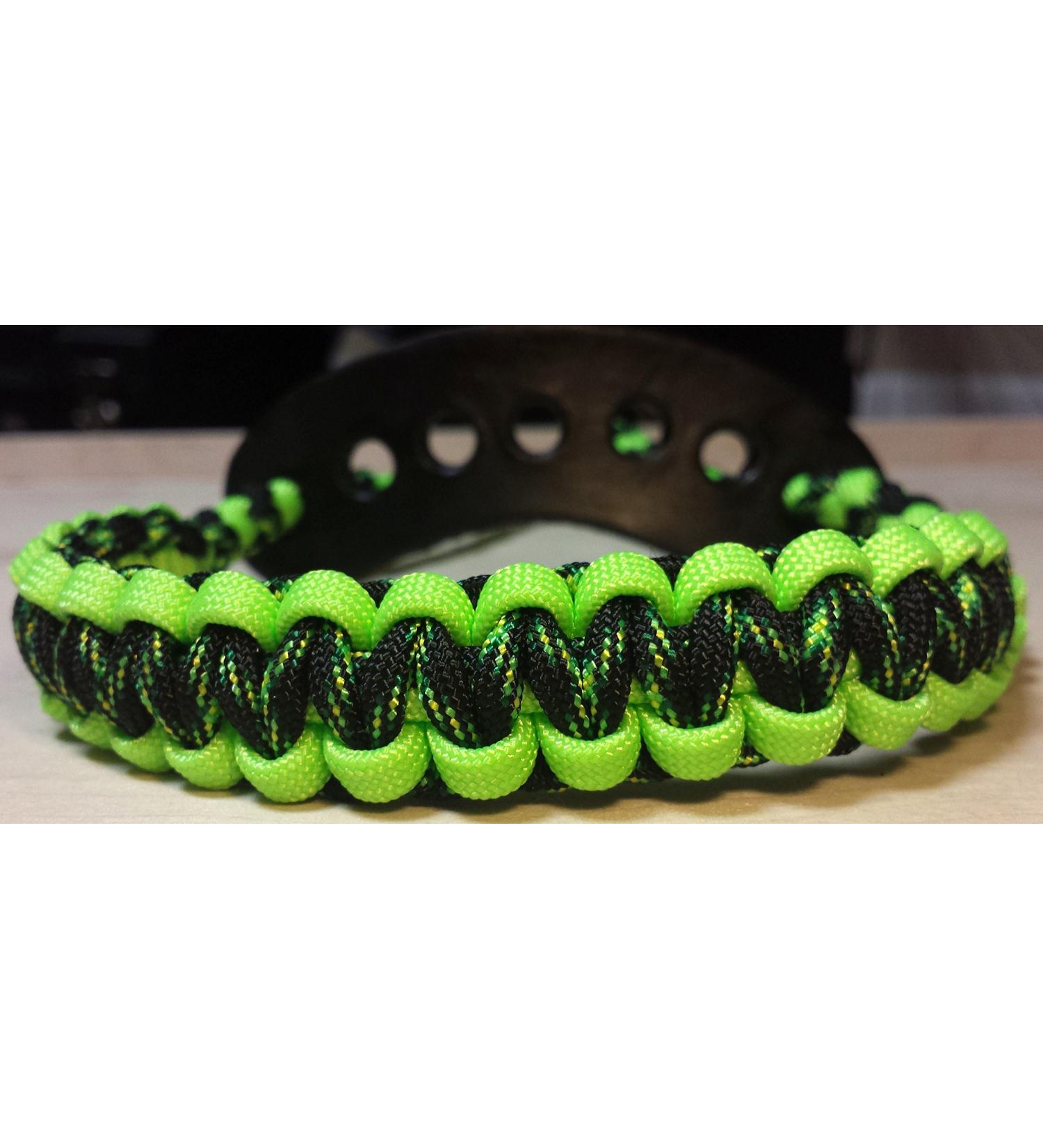 Muddy River Gear Archery Bow Wrist Sling Decay and Neon Green