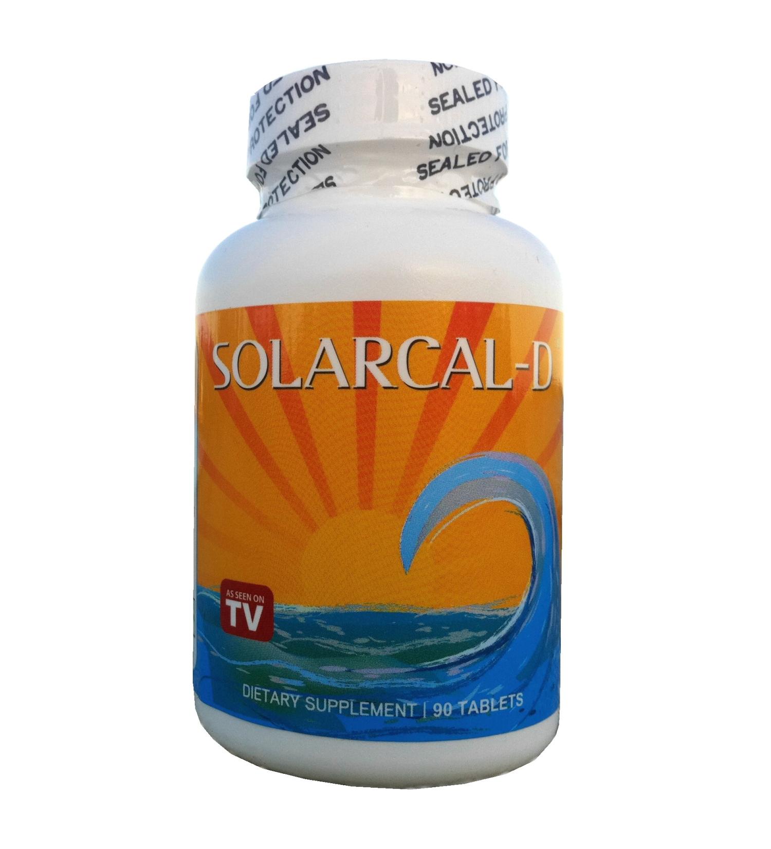 SolarCal-D Coral Calcium Magnesium with Vitamin D-3 - Recommended by Robert Barefoot & The Calcium Factor - 90 Tablets - Buy Online on GoSupps.com