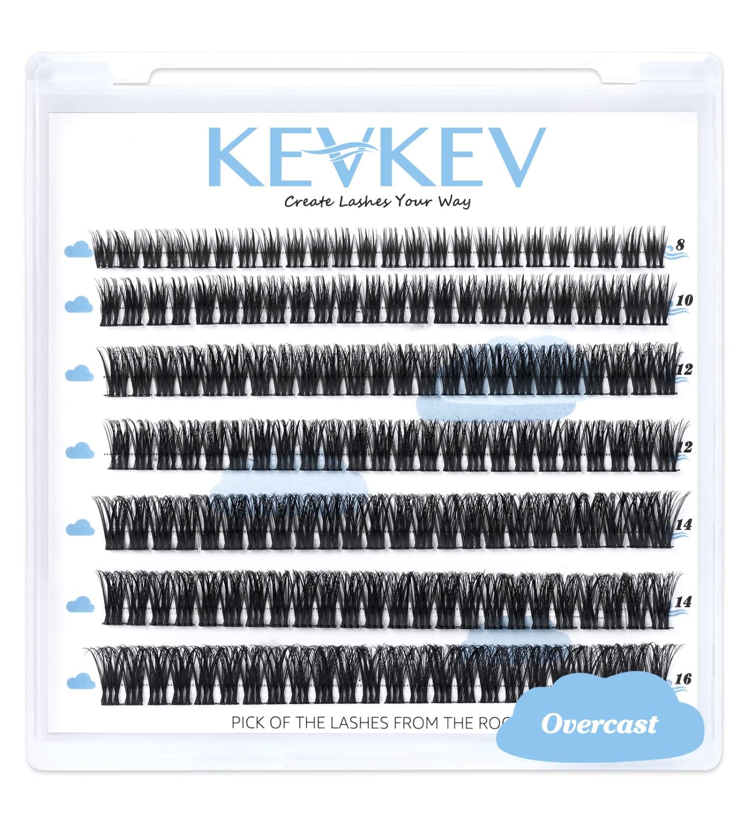 84 Pcs Cluster Lashes DIY Eyelash Extensions | D-Mix (8-16mm) Overcast - Buy Online on GoSupps.com