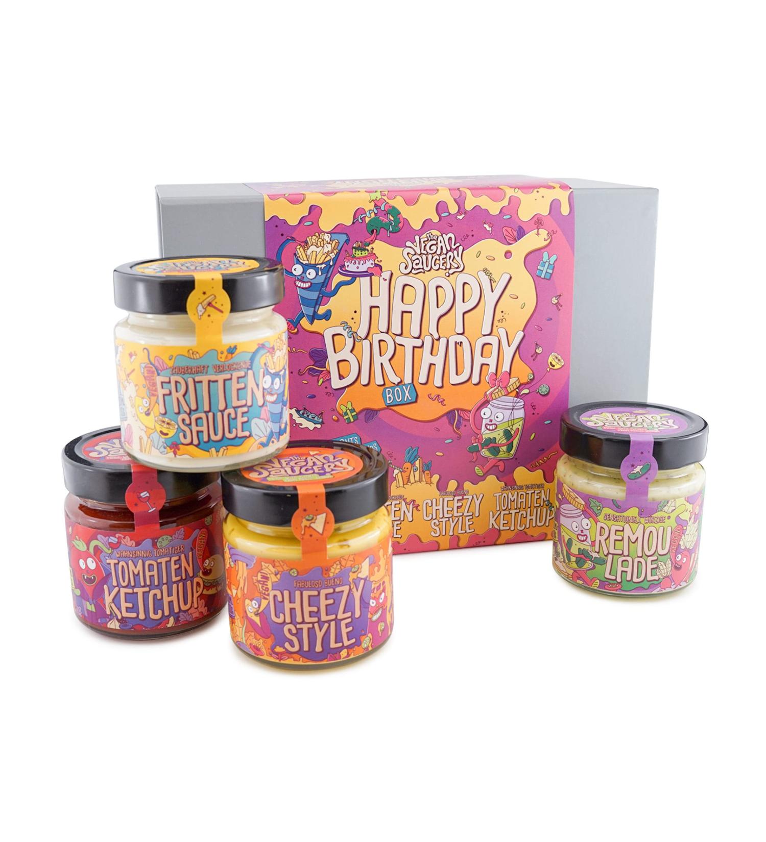 Vegan Saucery Gift Set | 4 Delicious 200ml Sauces for Vegans & Vegetarians | Ideal for Grilling & Dipping - Buy Online on GoSupps.com