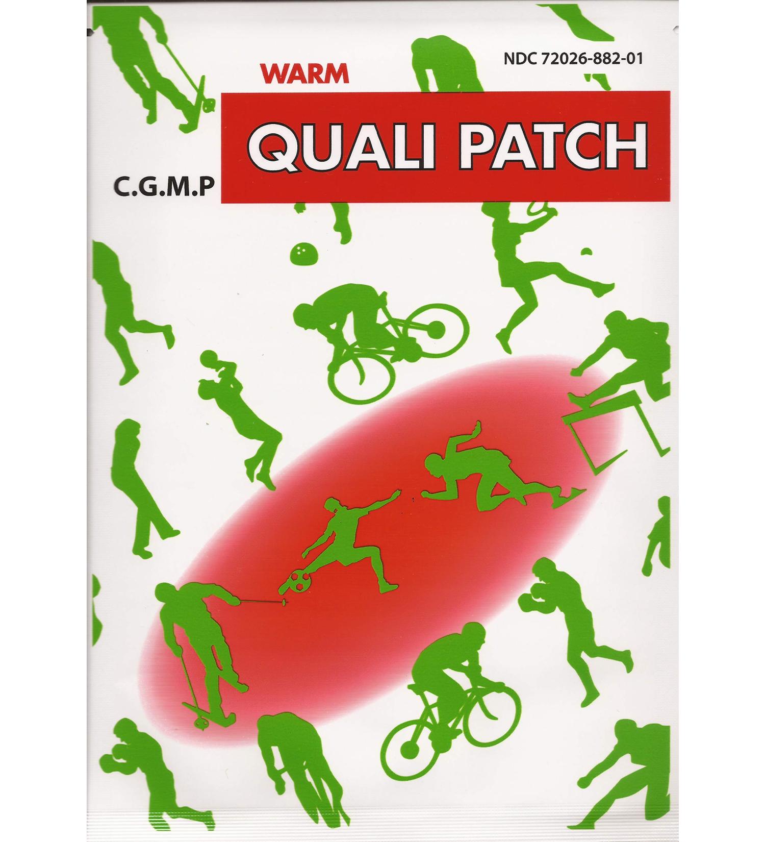 Quali Patch Warm Pain Relief Patch - 10 Pack (2 Sheets per Pack) | Fast-Acting Pain Relief - Buy Online on GoSupps.com