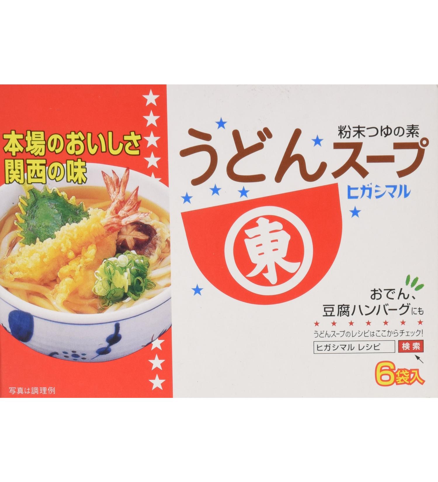 Higashimaru Udon Soup Stock 1.7oz (8g x 6pcs) - Buy Online on GoSupps.com