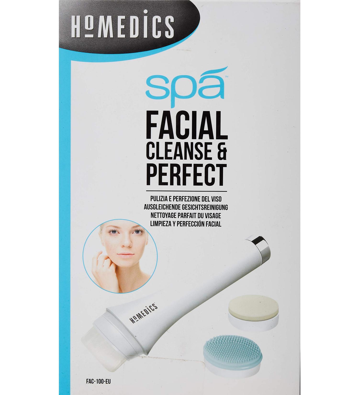 HoMedics Facial Cleansing Brush with Four Attachments - Buy Online on GoSupps.com